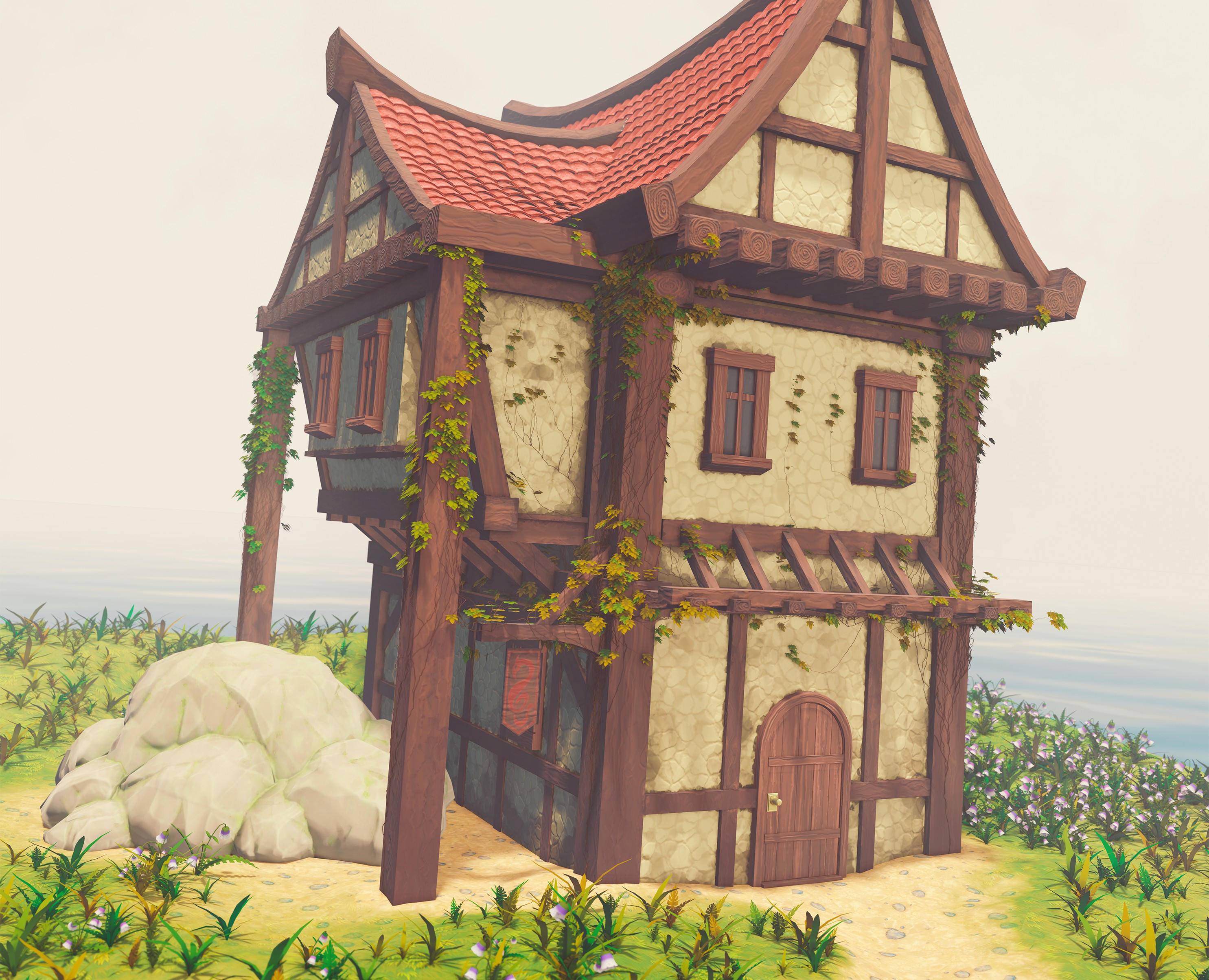 Домик в казуальном стиле на Dprofile