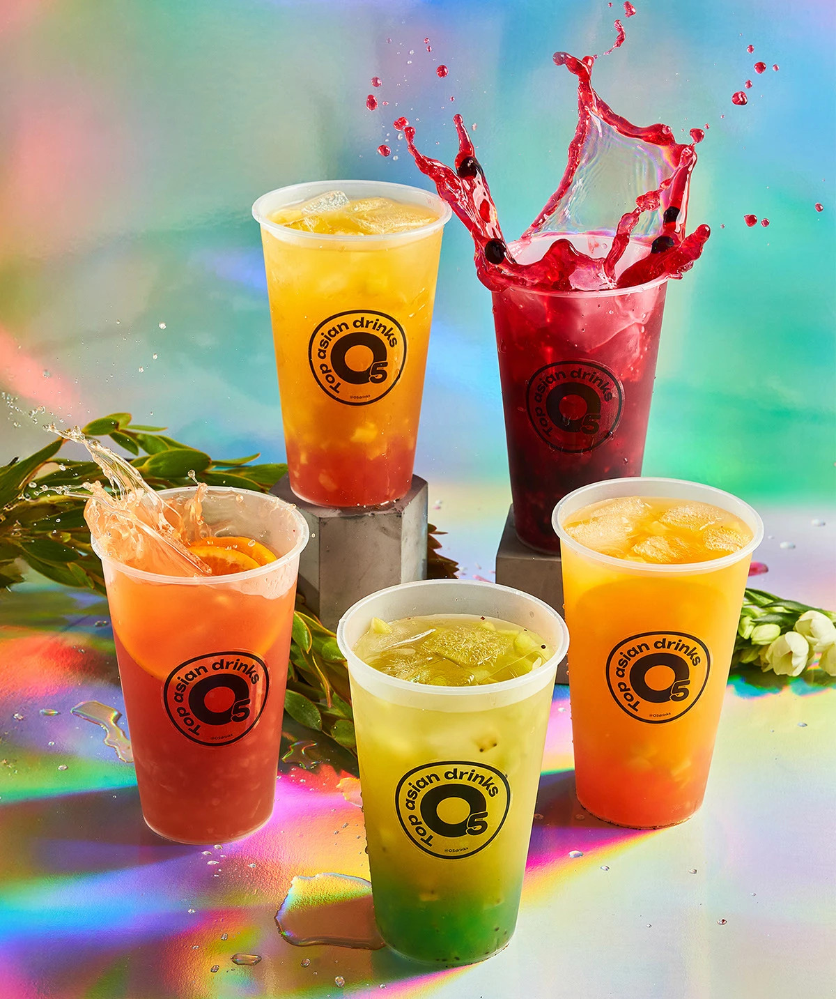 O5 / О'пять — Top asian drinks / Identity — Изображение №9 — Брендинг, Графика на Dprofile