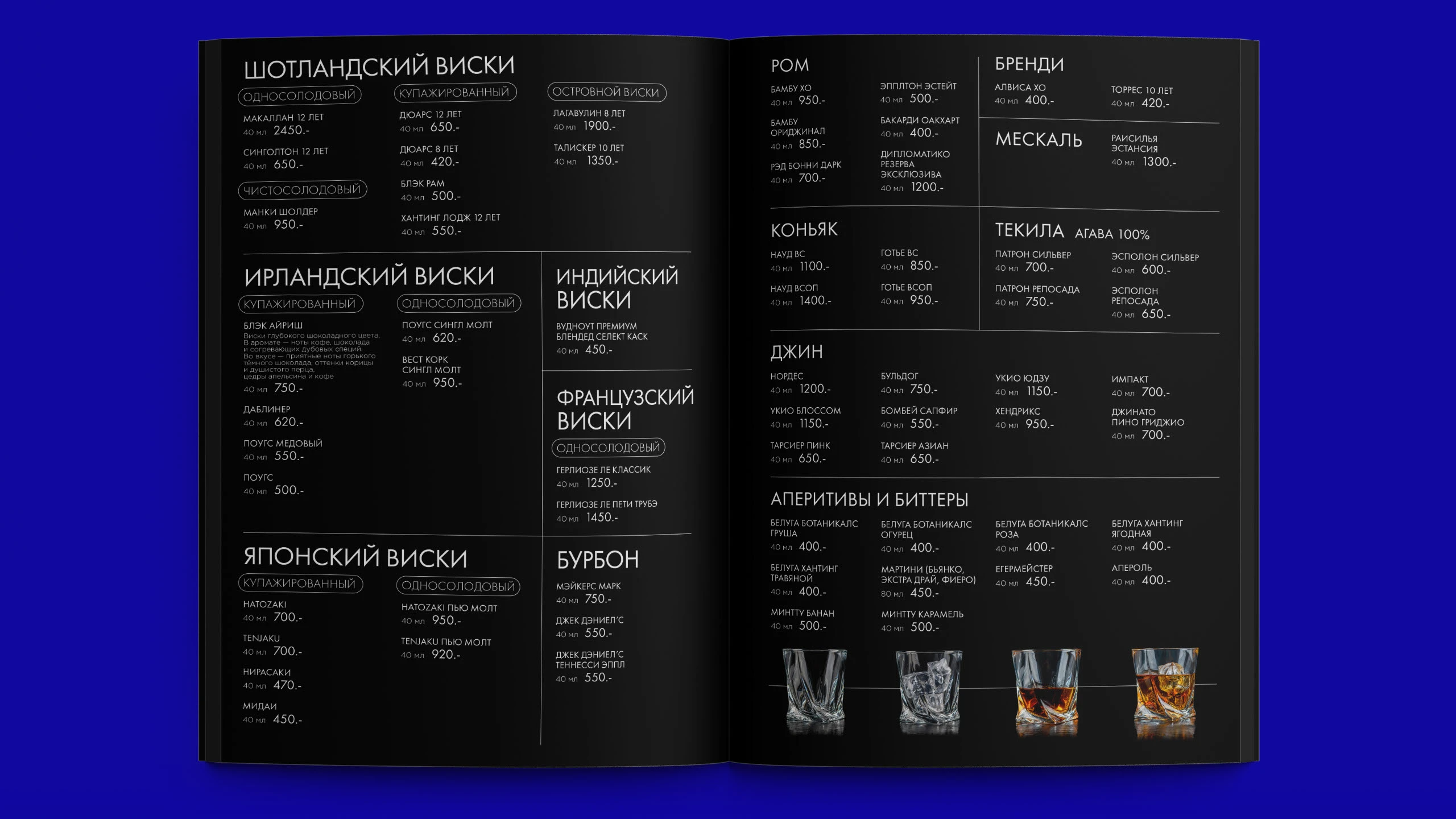 Дизайн карты бара "Gallery kitchen" / Bar menu design — Изображение №19 — Графика на Dprofile