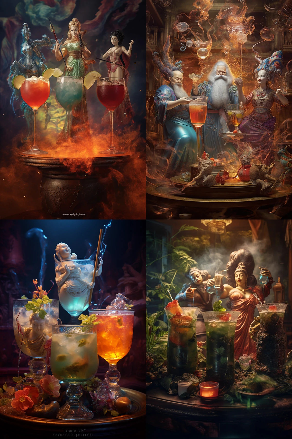 Дизайн карты бара для ОмНомНом в нейросети Midjourney — Изображение №17 — Иллюстрация, Графика на Dprofile