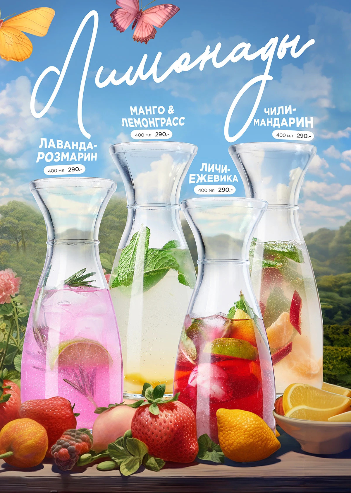 Дизайн карты бара для ОмНомНом в нейросети Midjourney — Изображение №6 — Иллюстрация, Графика на Dprofile