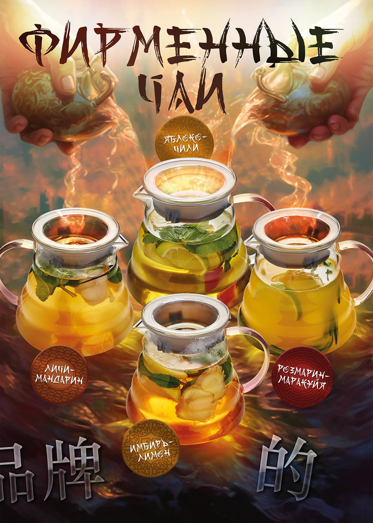 Дизайн карты бара для ОмНомНом в нейросети Midjourney — Изображение №4 — Иллюстрация, Графика на Dprofile