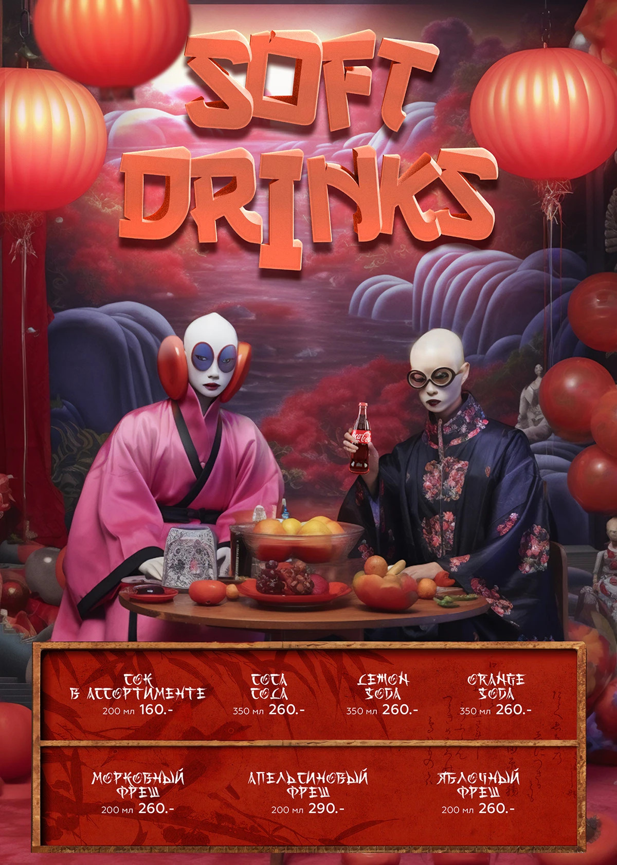 Дизайн карты бара для ОмНомНом в нейросети Midjourney — Изображение №21 — Иллюстрация, Графика на Dprofile