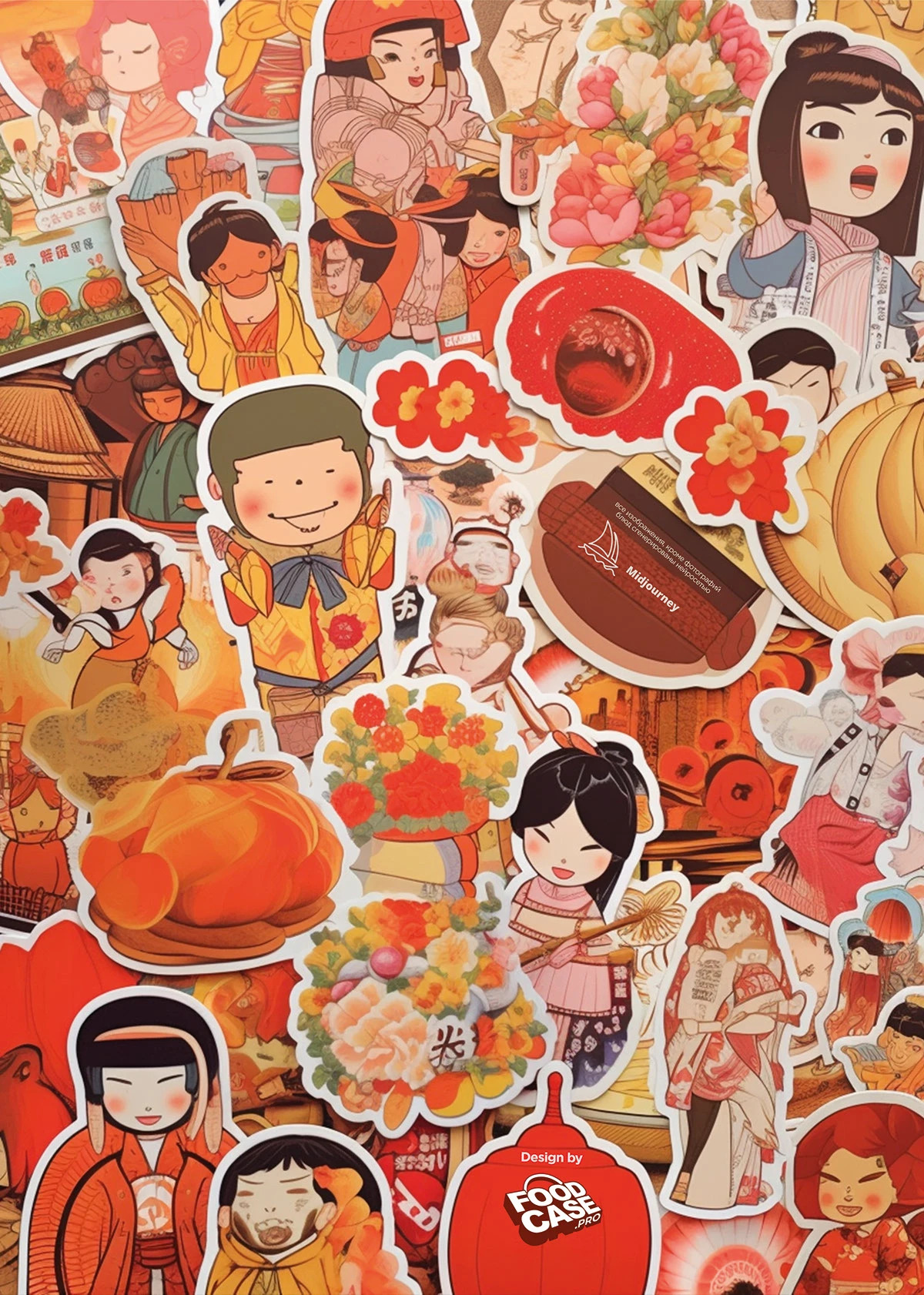 Дизайн меню для ОмНомНом в нейросети Midjourney — Изображение №21 — Графика на Dprofile