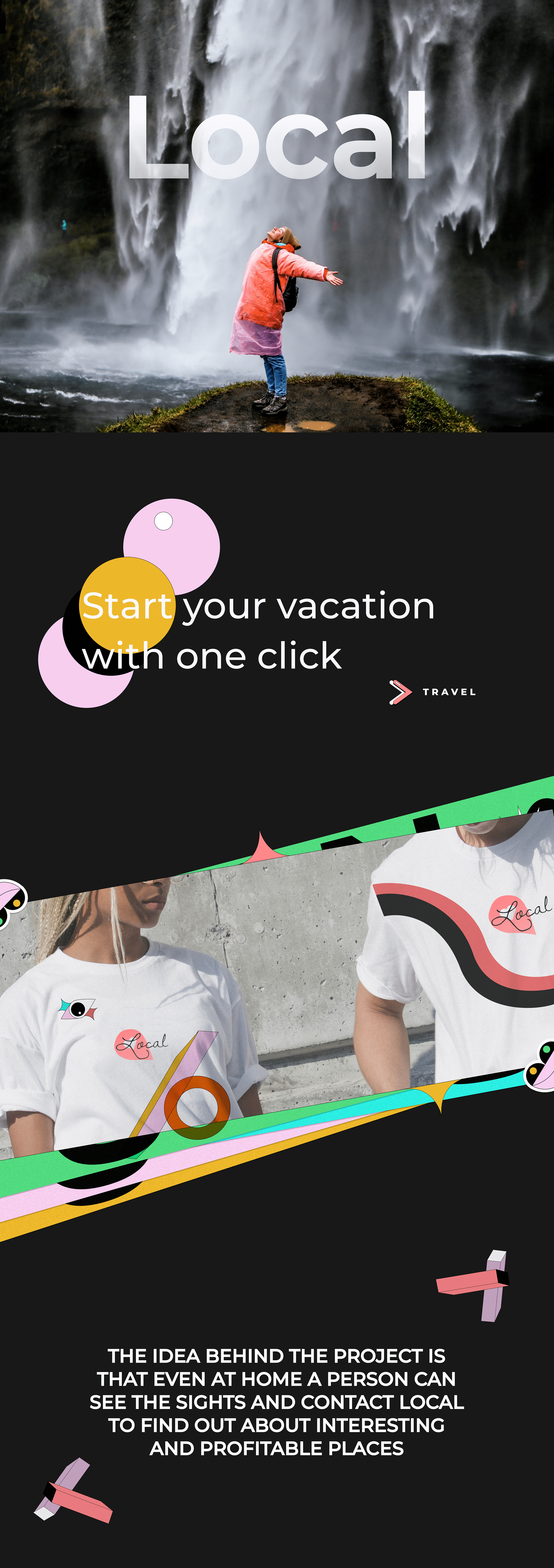 Local: Travel guide app — Изображение №1 — Интерфейсы, Иллюстрация, Маркетинг на Dprofile
