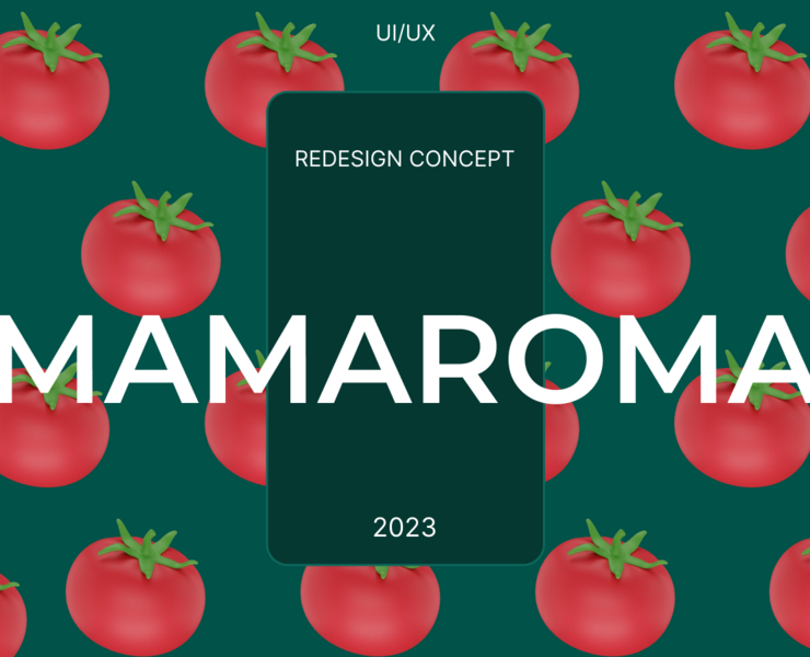 MAMA ROMA | Restaurant website redesign — Интерфейсы, Графика на Dprofile