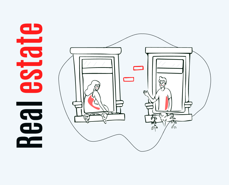 Дизайн сайта для недвижимости — Интерфейсы на Dprofile