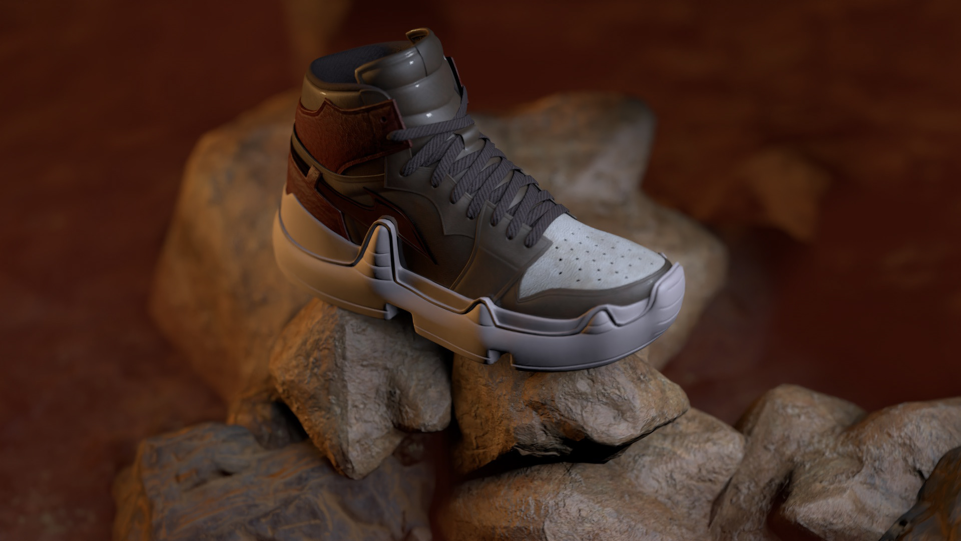 Sneakers Commercial — Изображение №1 — 3D, Промдизайн на Dprofile