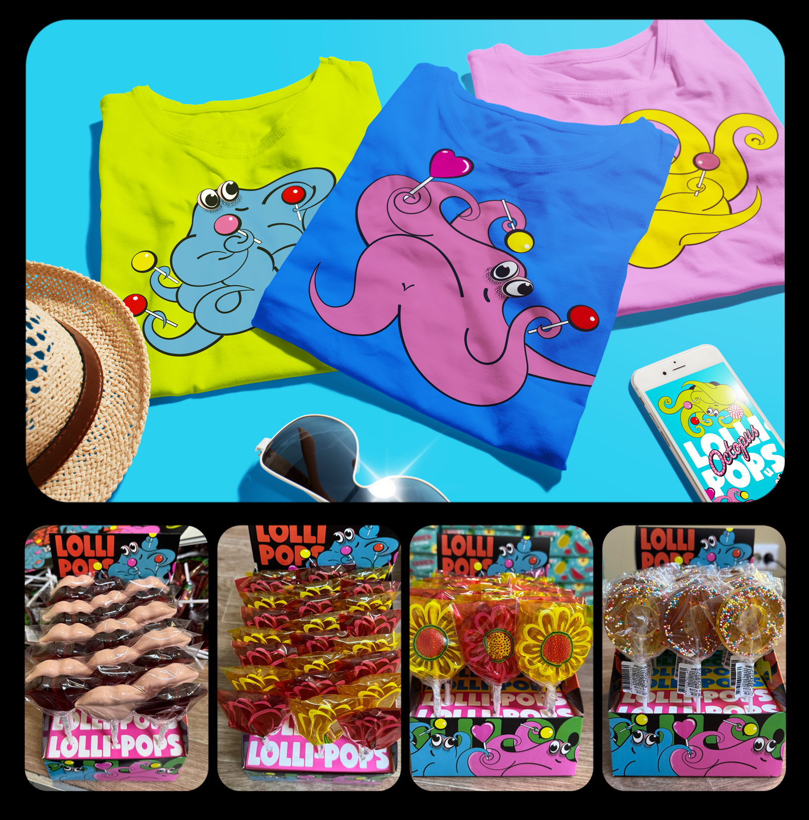 OCTOPUS LOLLI-POPS — Изображение №10 — Брендинг, Иллюстрация на Dprofile