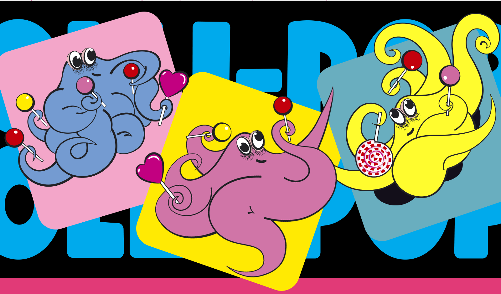 OCTOPUS LOLLI-POPS — Изображение №5 — Брендинг, Иллюстрация на Dprofile