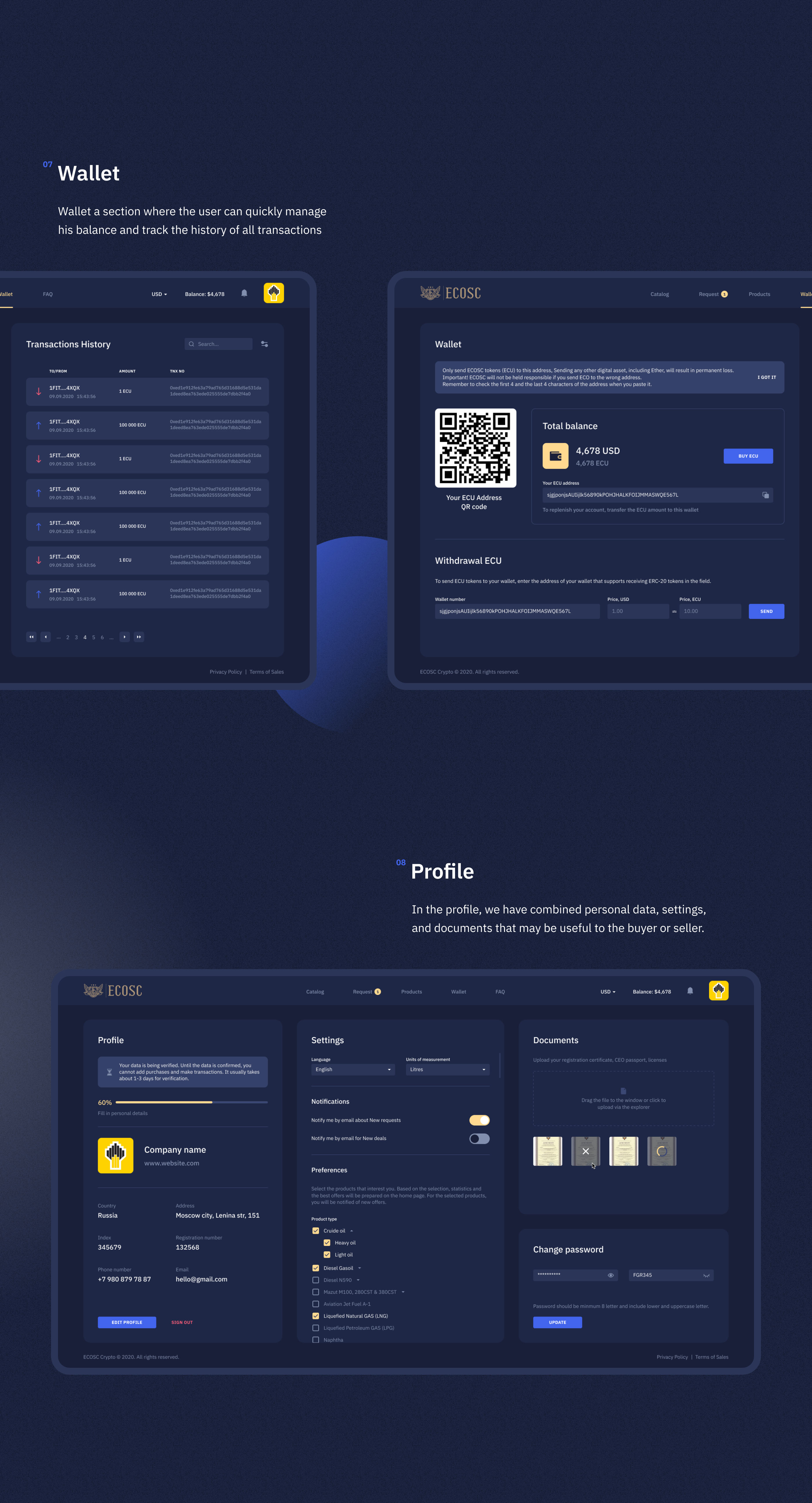 Trading platform - UX/UI design — Изображение №10 — Интерфейсы на Dprofile