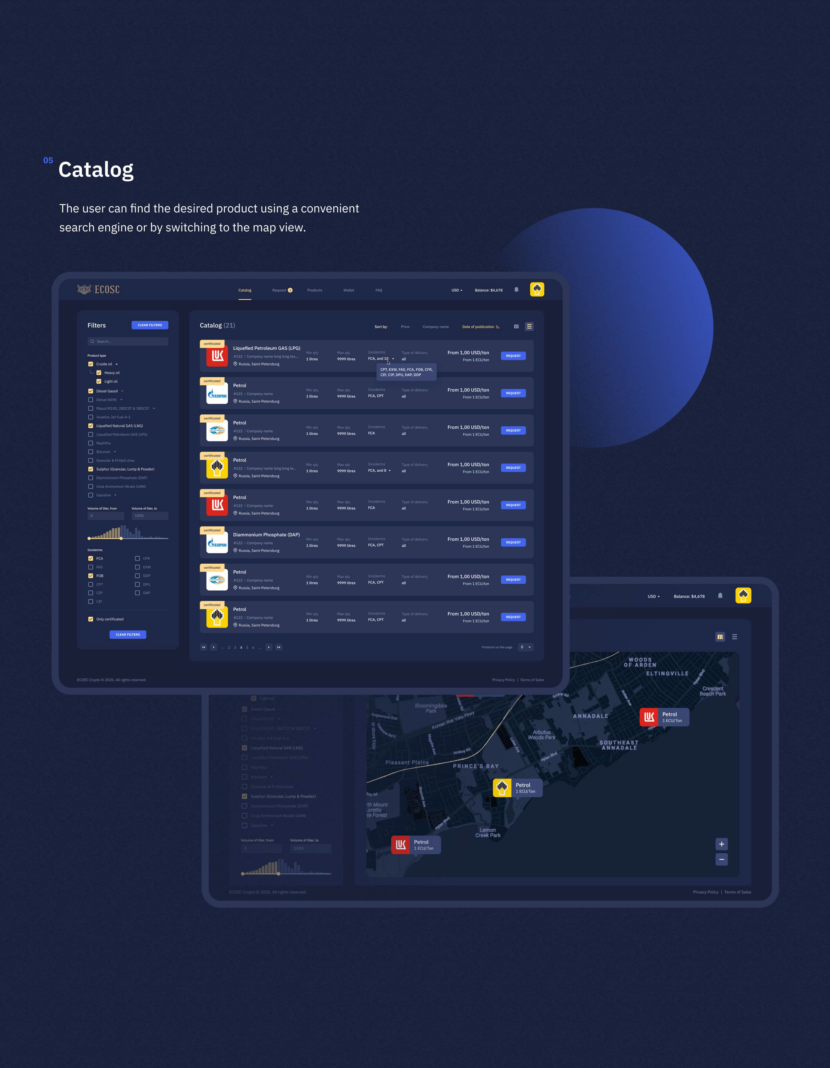 Trading platform - UX/UI design — Изображение №8 — Интерфейсы на Dprofile