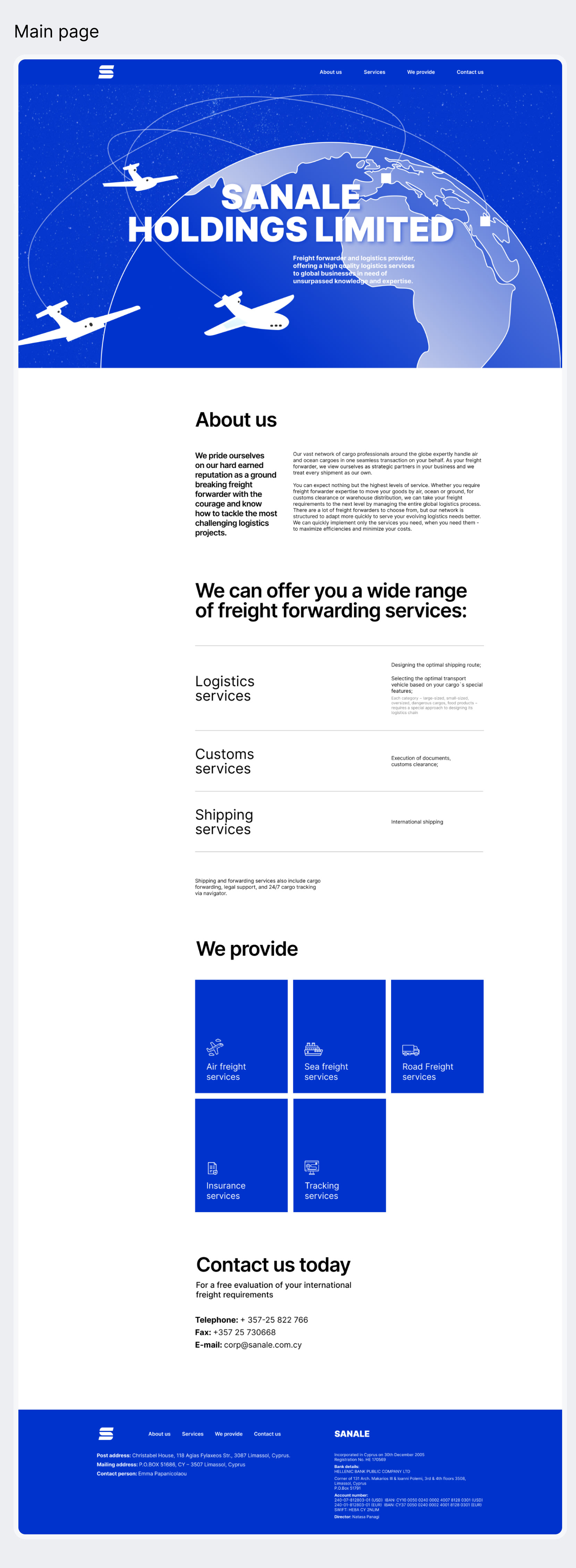 Sanale | Landing page — Изображение №6 — Интерфейсы на Dprofile