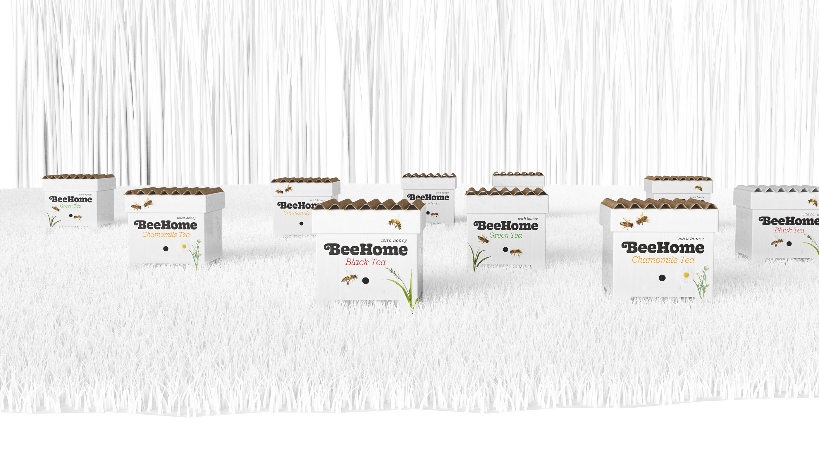 BeeHome — Изображение №1 — Брендинг, Графика, 3D на Dprofile