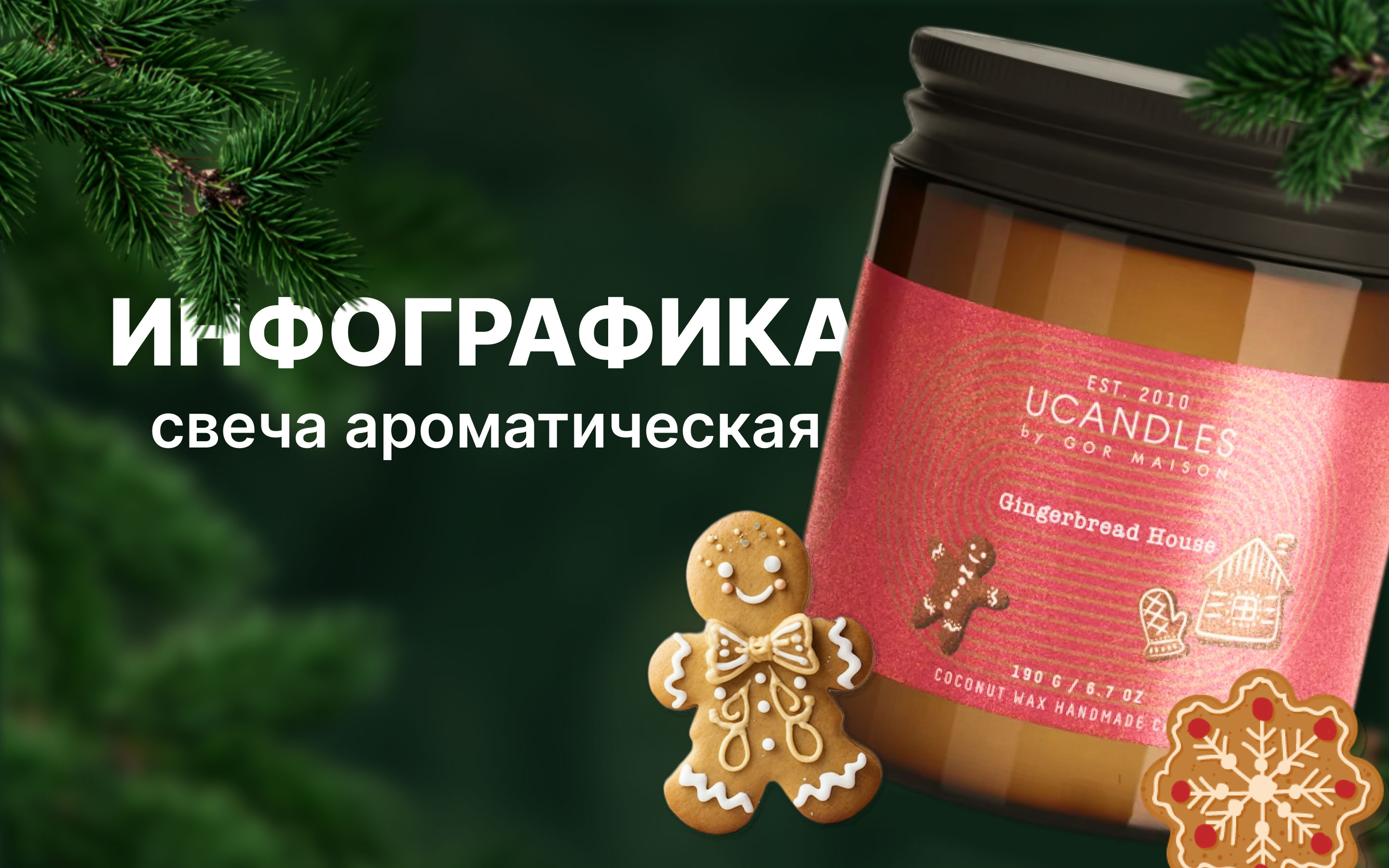 Инфографика | Свеча ароматическая | Candle — Изображение №1 — Графика, Маркетинг на Dprofile