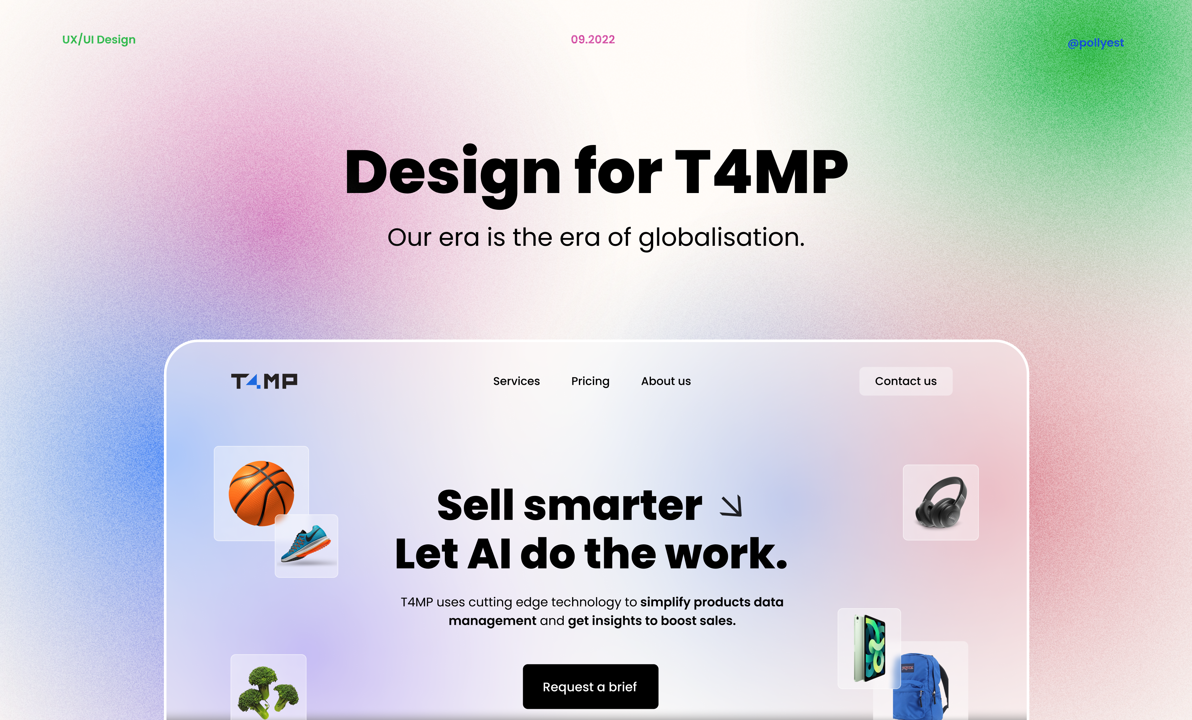 Веб-дизайн | T4MP — Изображение №1 — Интерфейсы, Анимация на Dprofile
