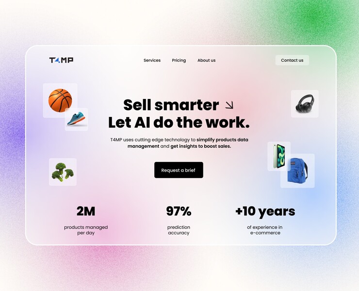 Веб-дизайн | T4MP — Интерфейсы, Анимация на Dprofile