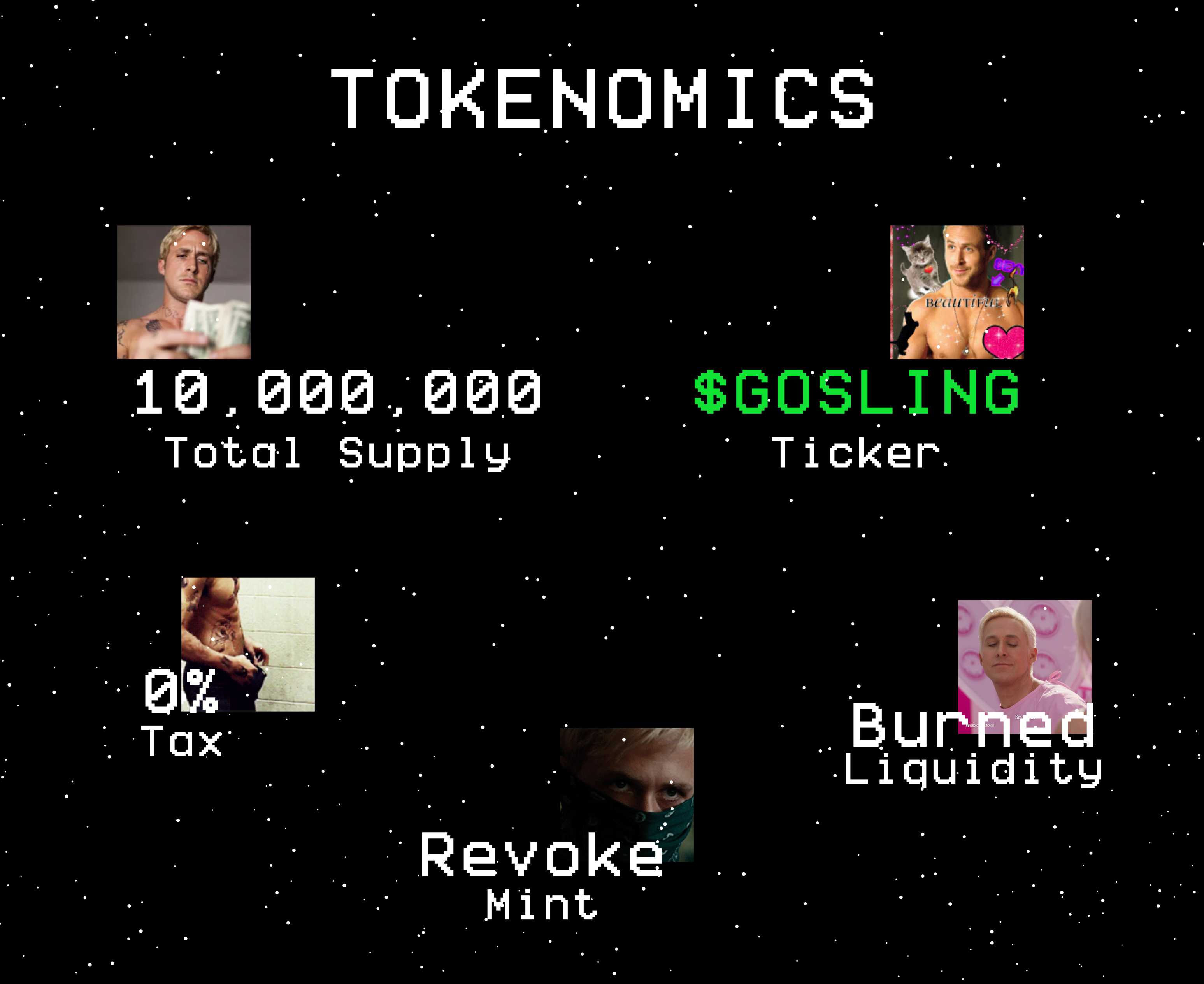 RYAN GOSLING | MEME TOKEN — Изображение №8 — Интерфейсы, Анимация на Dprofile