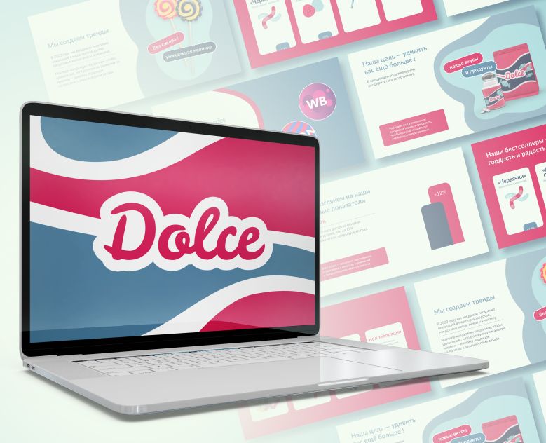 Отчетная презентация «Дольче» на Dprofile