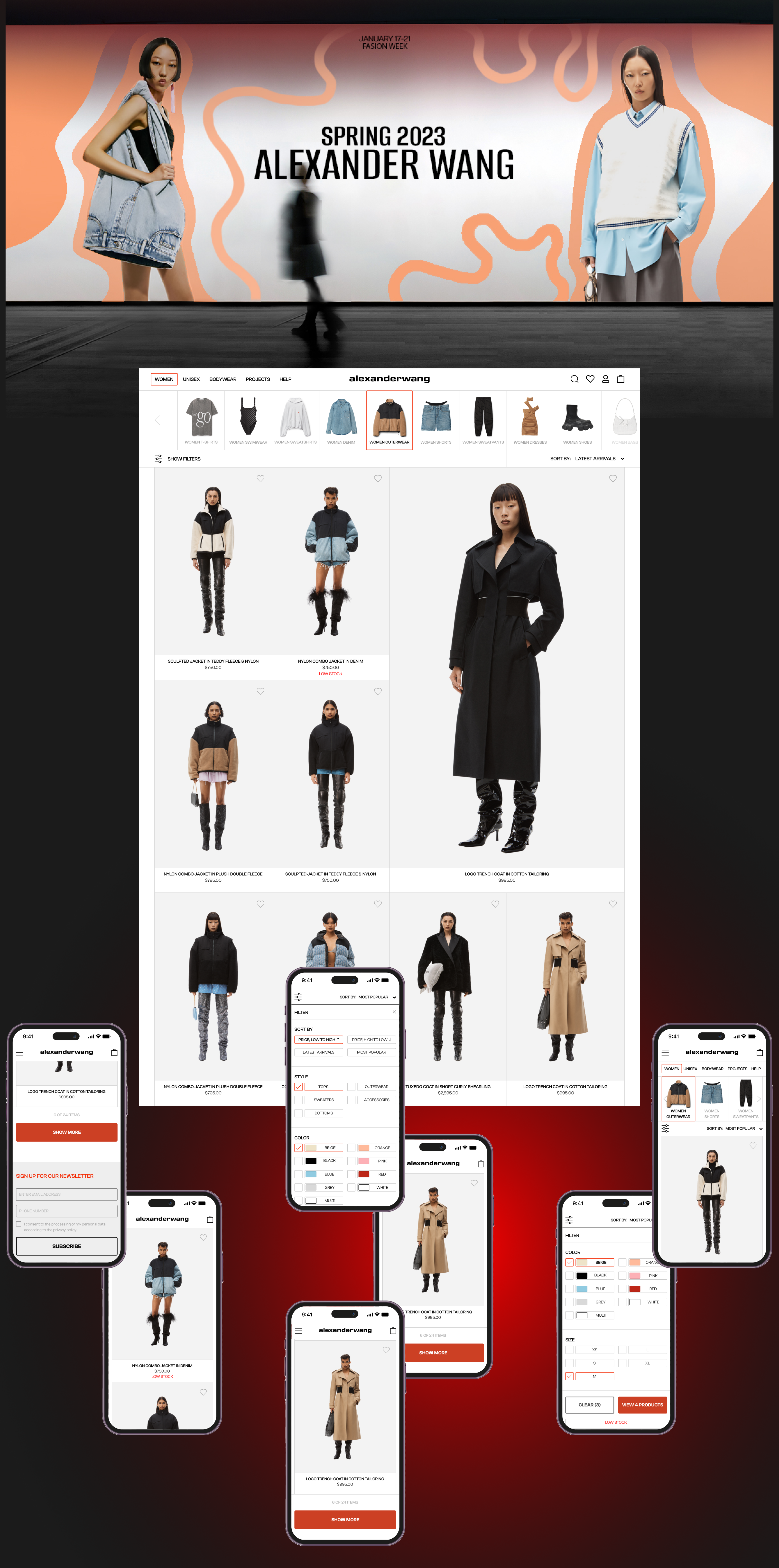 ALEXANDER WANG | Website Redesign — Изображение №6 — Интерфейсы на Dprofile