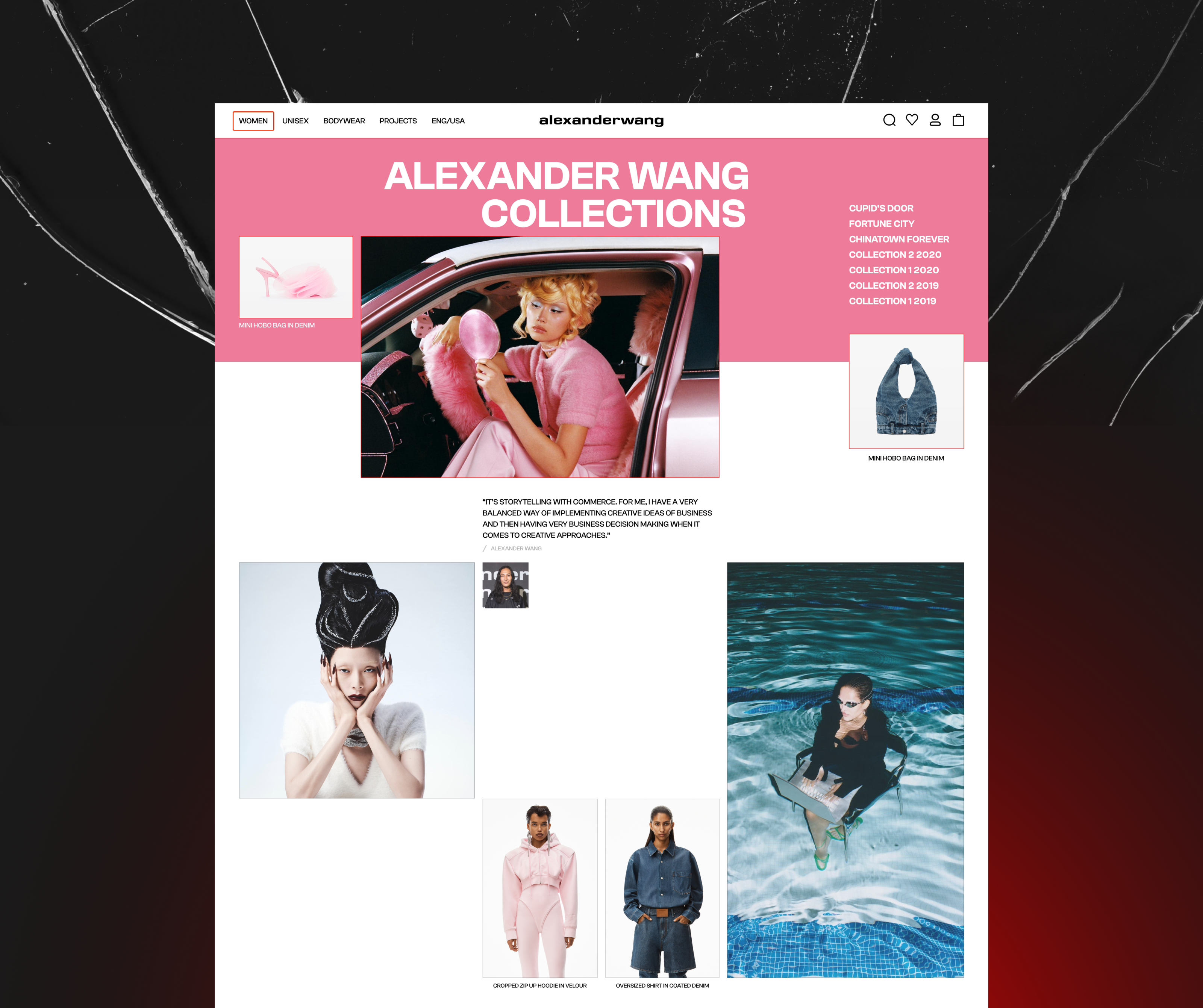 ALEXANDER WANG | Website Redesign — Изображение №10 — Интерфейсы на Dprofile