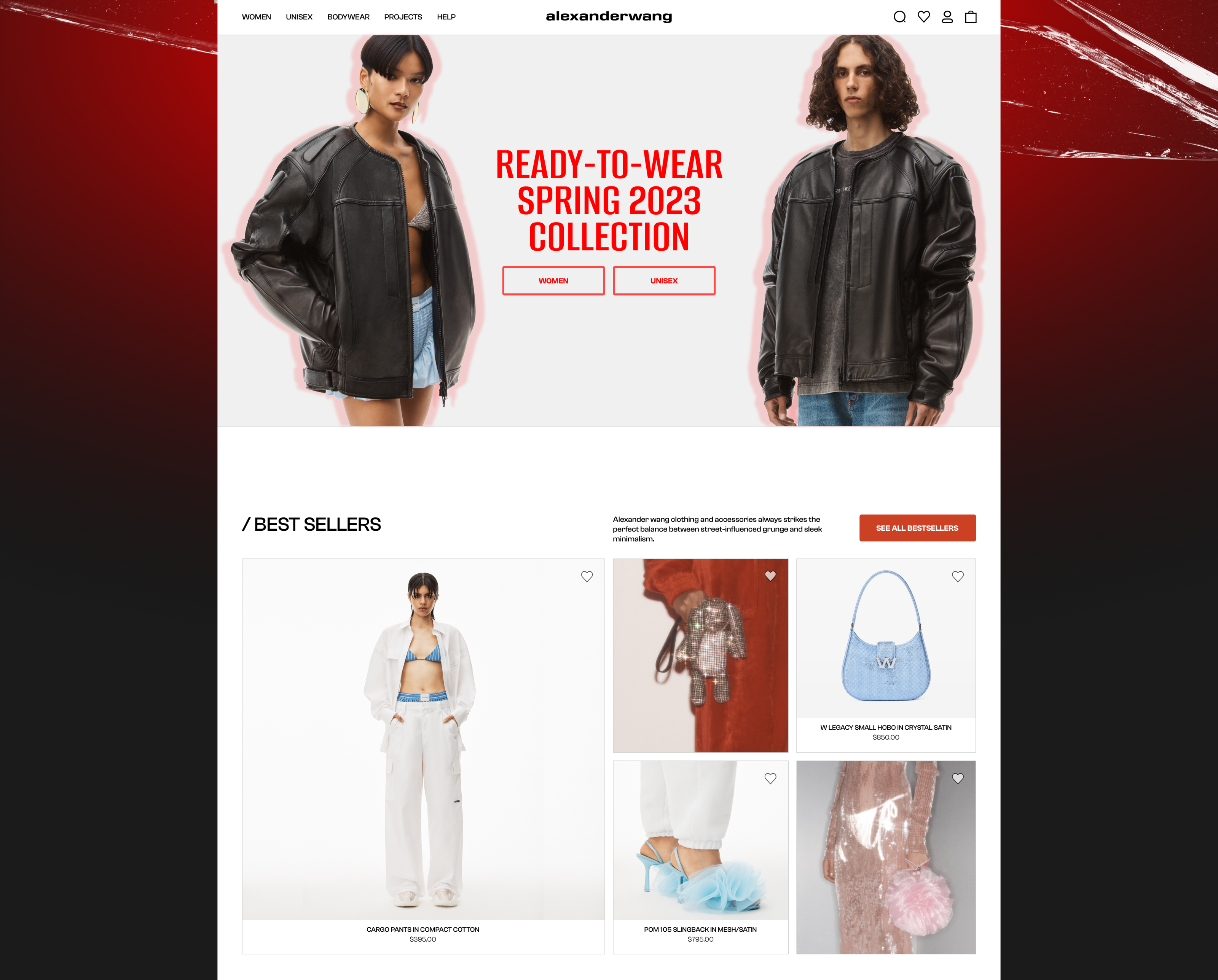 ALEXANDER WANG | Website Redesign — Изображение №2 — Интерфейсы на Dprofile