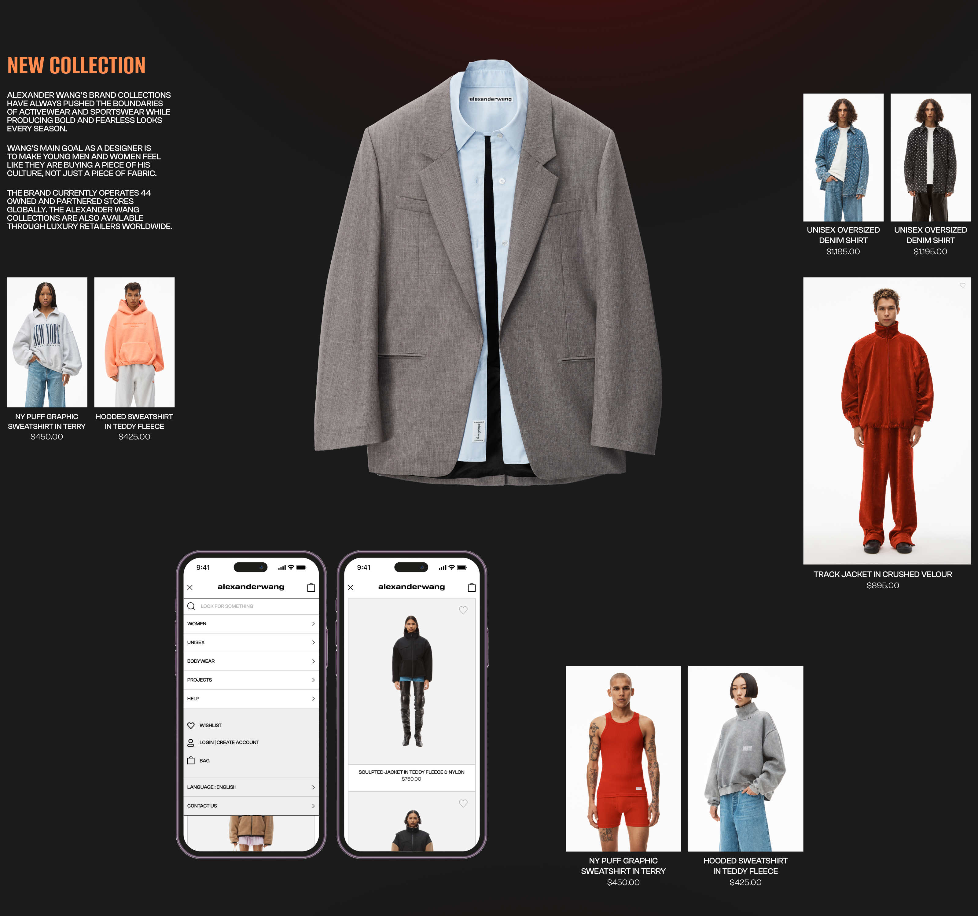 ALEXANDER WANG | Website Redesign — Изображение №7 — Интерфейсы на Dprofile