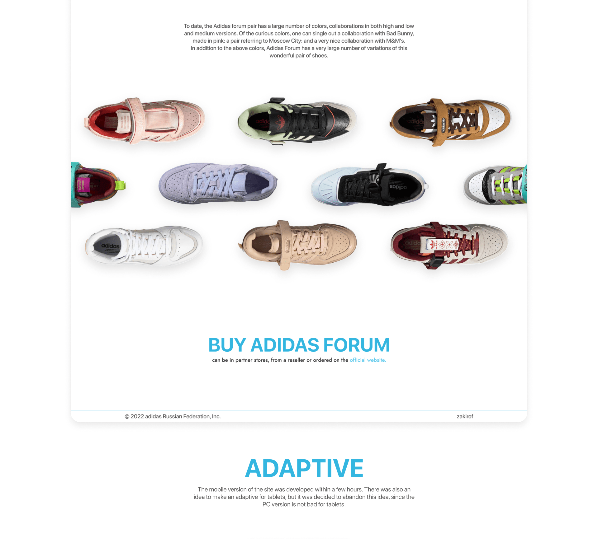 Adidas forum 84 low — Изображение №7 — Интерфейсы на Dprofile