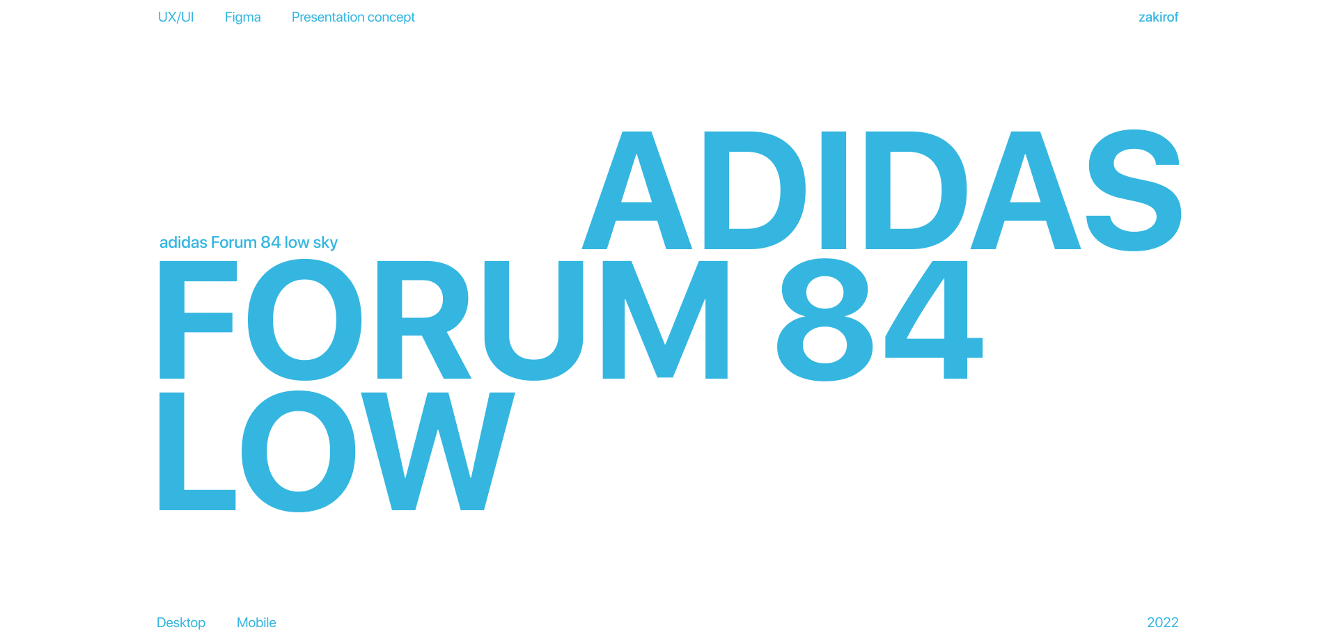 Adidas forum 84 low — Изображение №1 — Интерфейсы на Dprofile