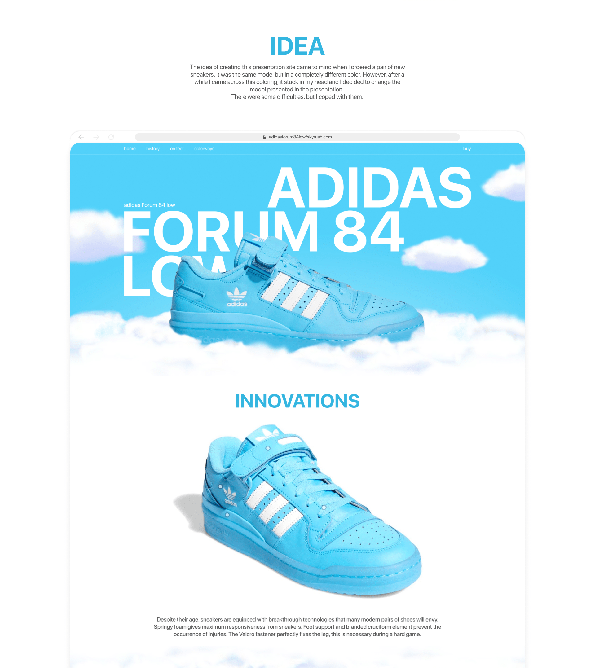 Adidas forum 84 low — Изображение №5 — Интерфейсы на Dprofile