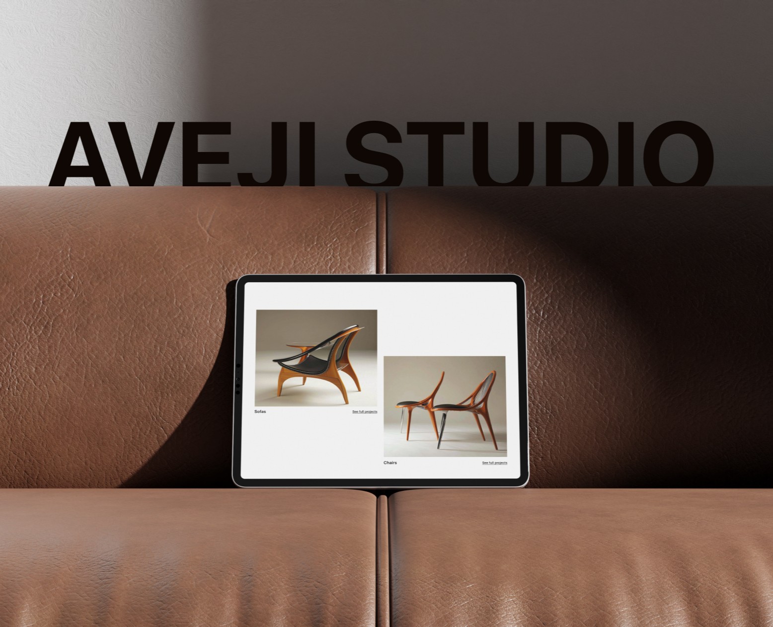 Landing page design / Furniture design studio — Интерфейсы, Брендинг на Dprofile