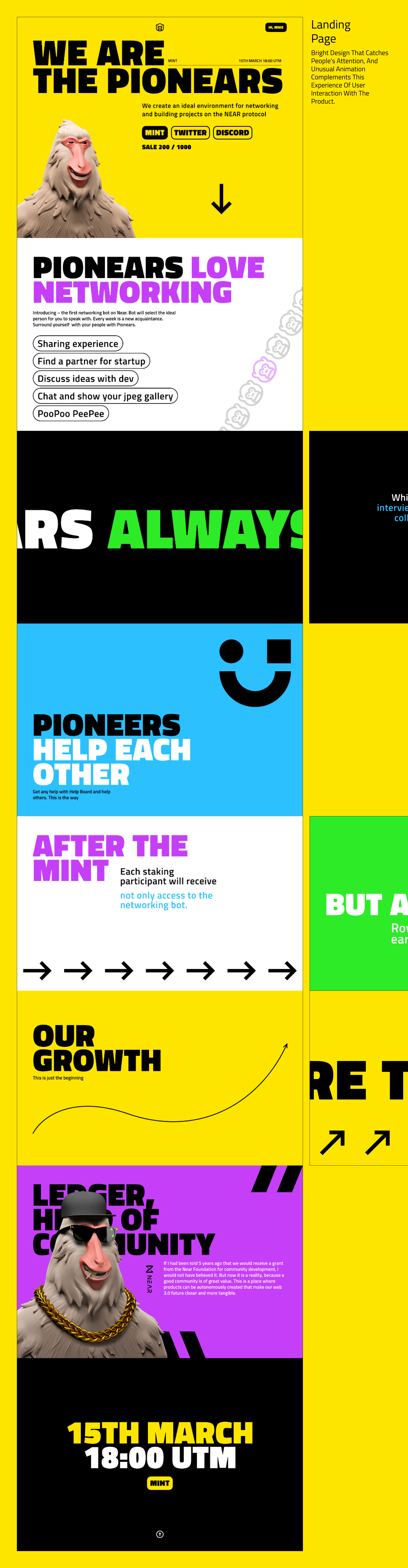 PIONEARS - NFT Collection — Изображение №6 — Интерфейсы на Dprofile