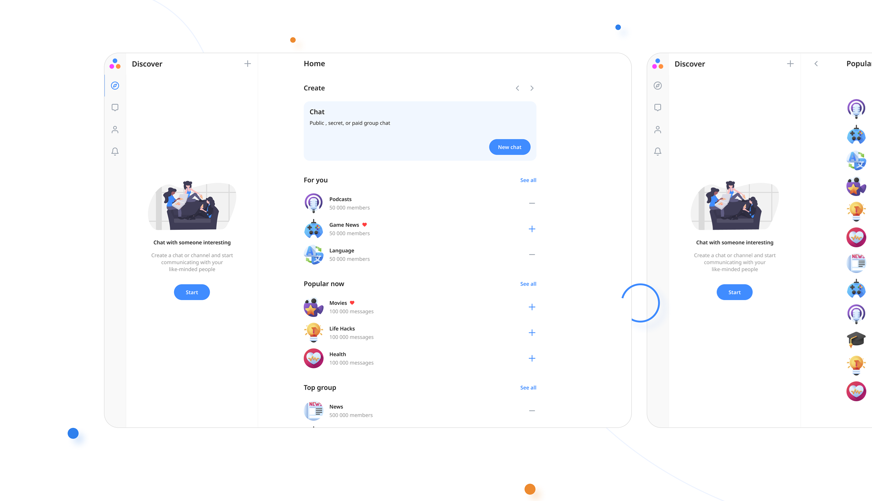 Olopio - Social Network for Community — Изображение №8 — Интерфейсы на Dprofile