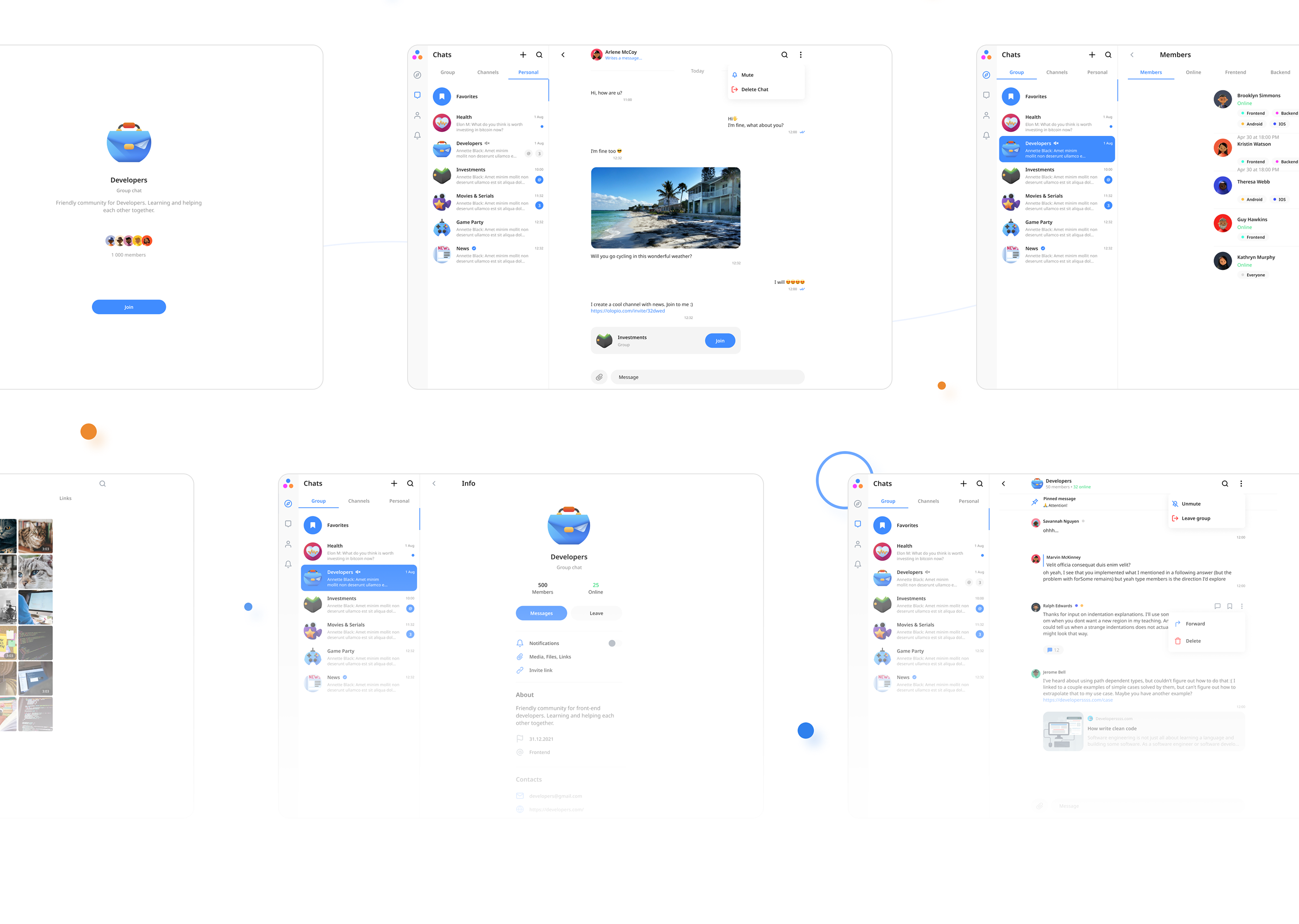 Olopio - Social Network for Community — Изображение №10 — Интерфейсы на Dprofile