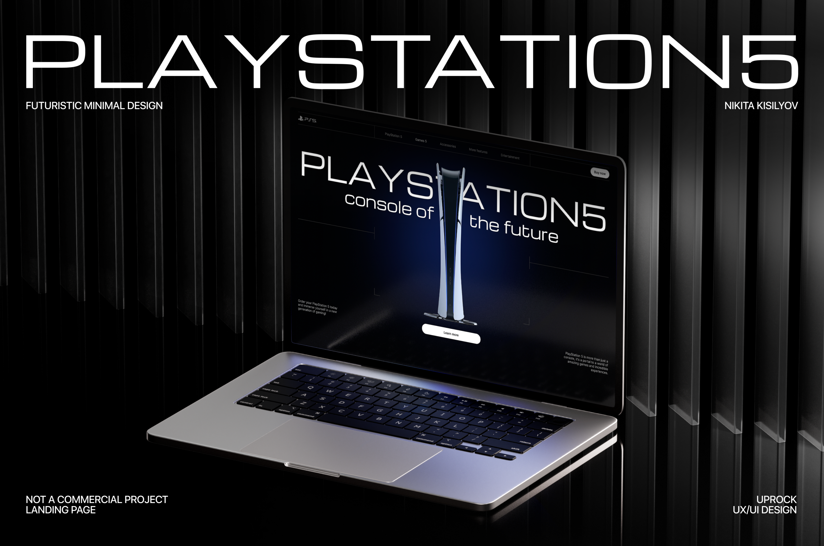 Landing Page Sony Playstation 5 — Изображение №1 — Интерфейсы на Dprofile