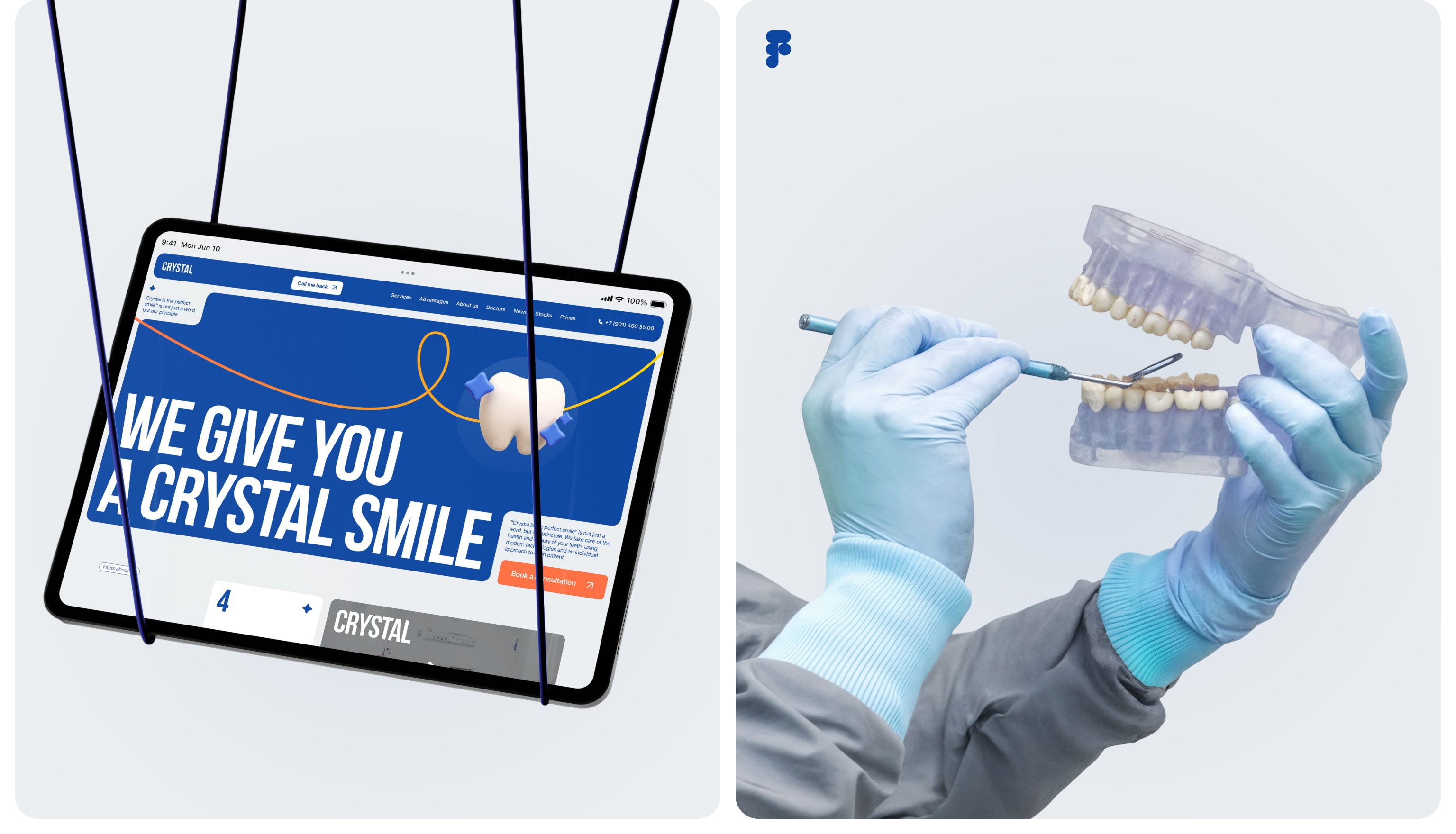 CRYSTAL DENTISTRY | CORPORATE WEB-SITE — Изображение №6 — Интерфейсы на Dprofile