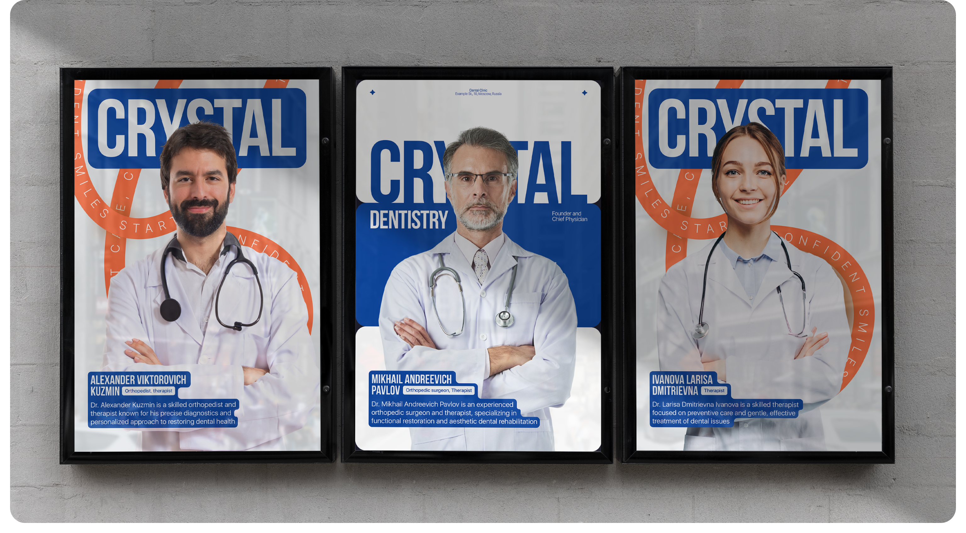 CRYSTAL DENTISTRY | CORPORATE WEB-SITE — Изображение №3 — Интерфейсы на Dprofile