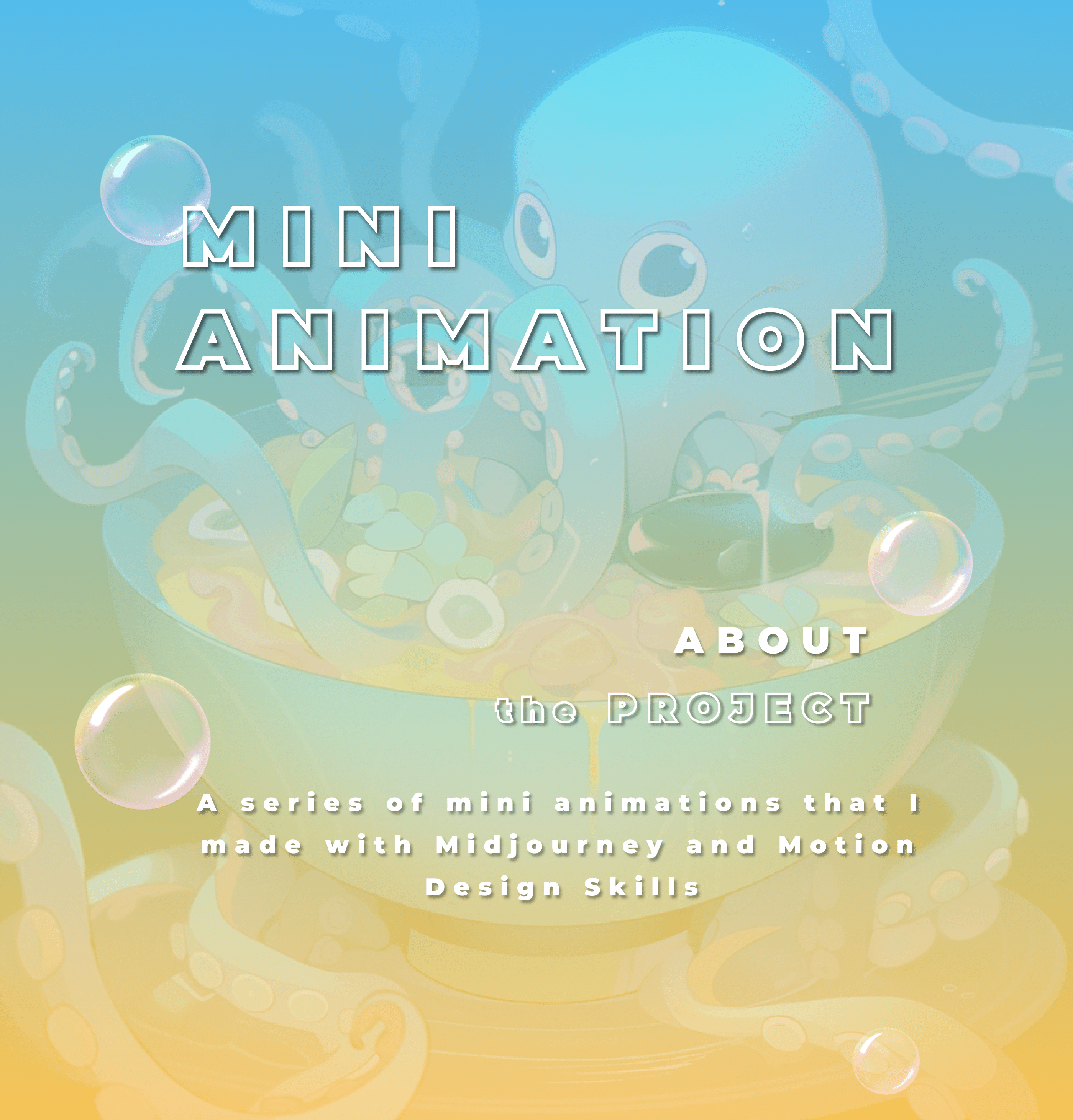 Mini Animations | Motion дизайн + AI — Изображение №1 — Иллюстрация, Анимация на Dprofile