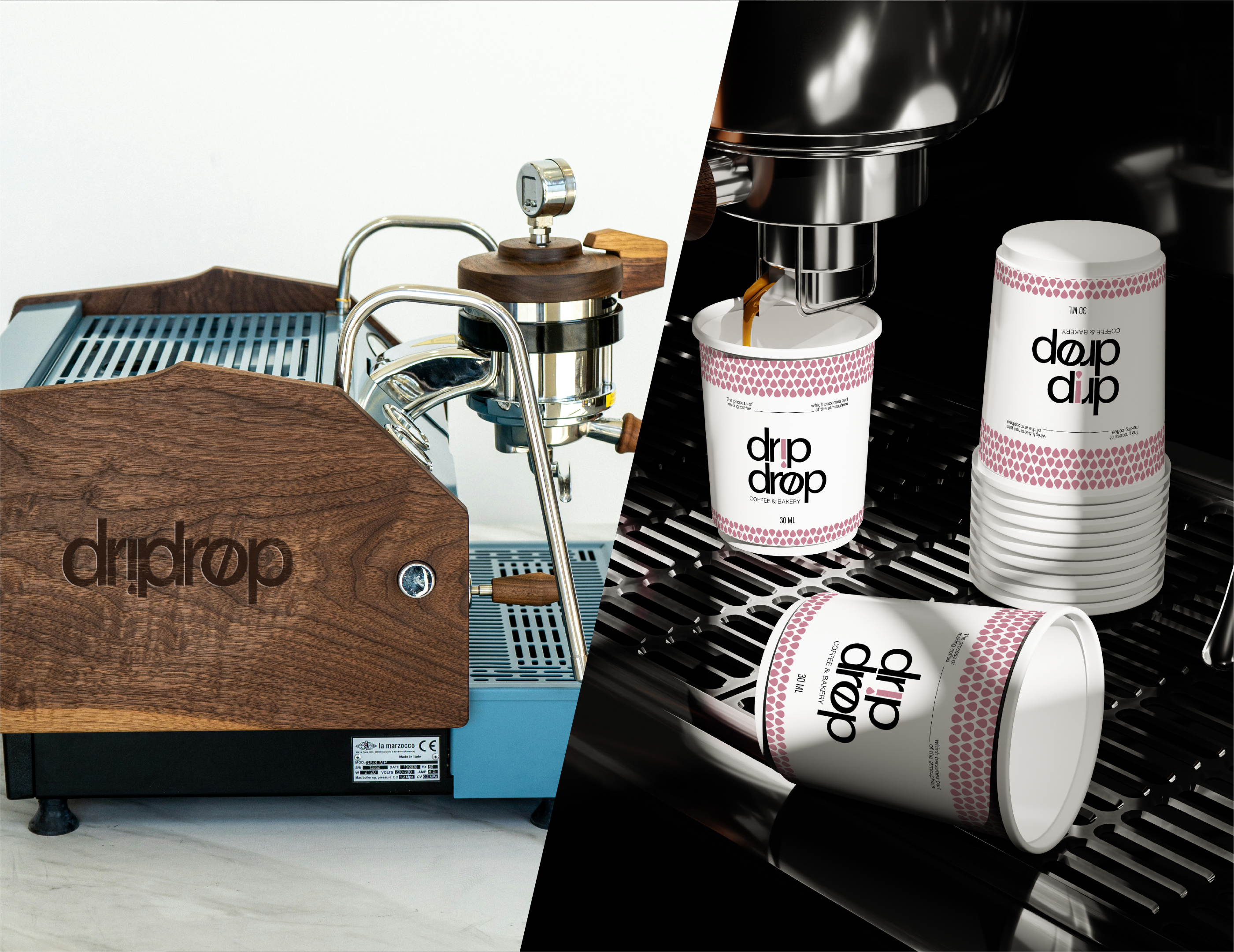 Drip Drop Cafe｜Brand Identity — Изображение №7 — Брендинг на Dprofile