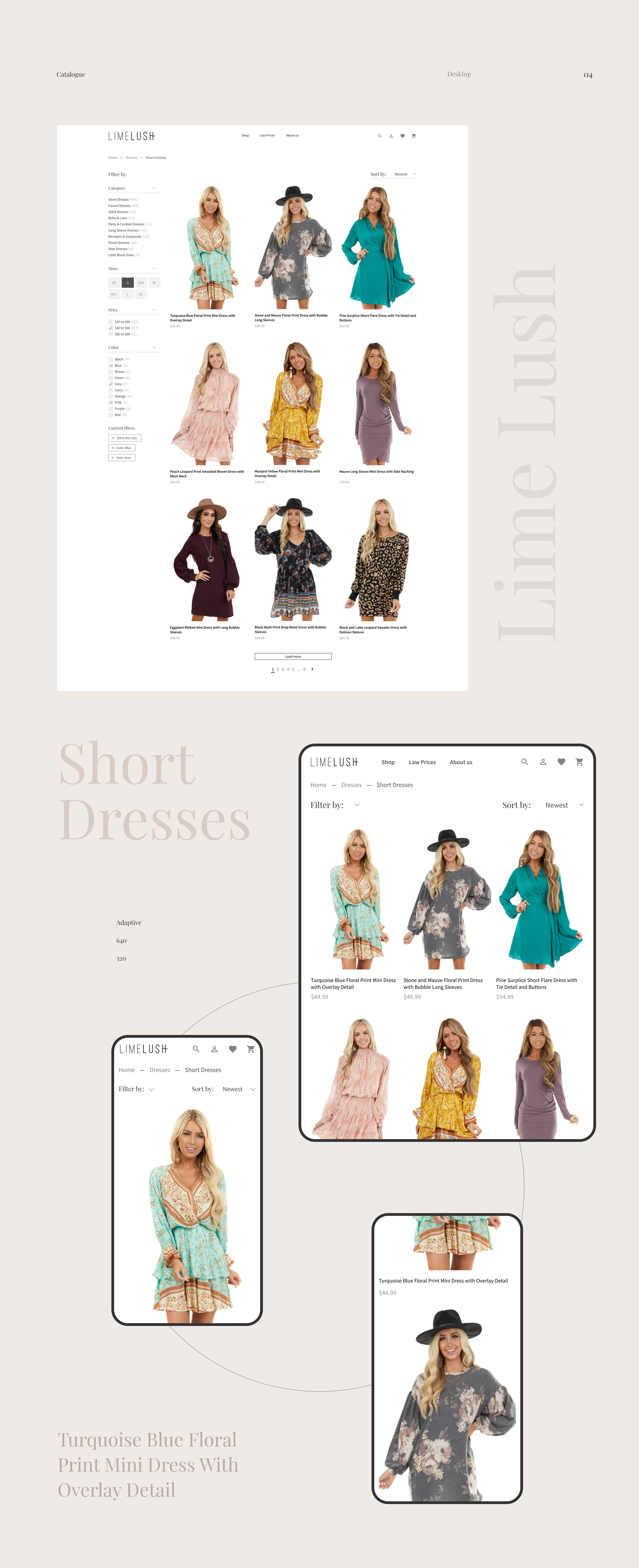 LimeLush | E-Commerce — Изображение №7 — Интерфейсы на Dprofile