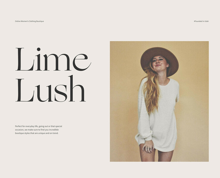 LimeLush | E-Commerce — Интерфейсы на Dprofile