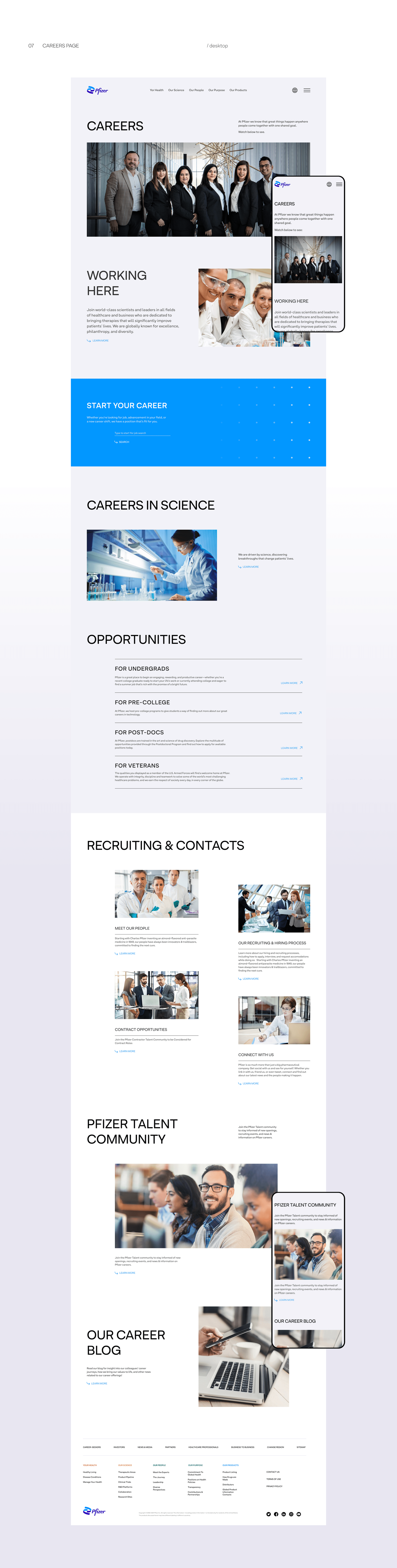Pfizer — website redesign — Изображение №11 — Интерфейсы на Dprofile