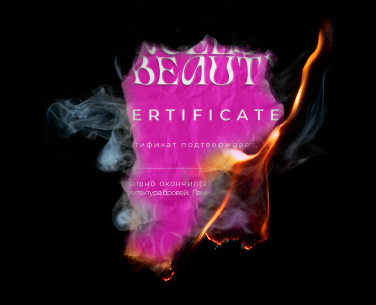 Сертификат — Брендинг, Графика на Dprofile