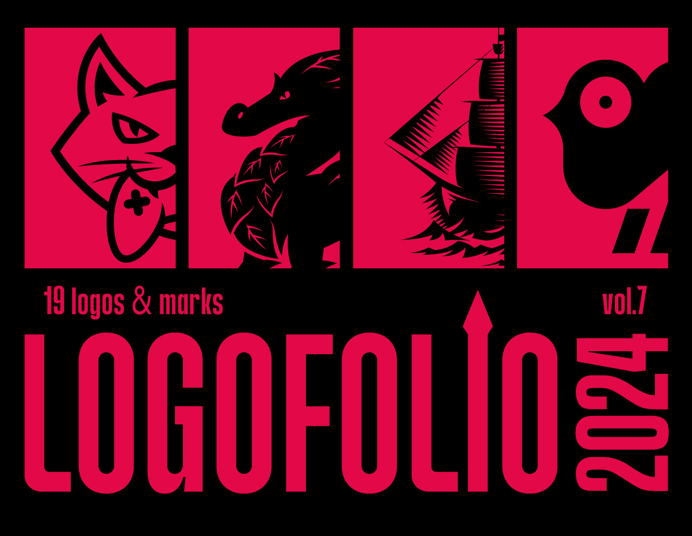 Logofolio vol.7 l Коллекция логотипов 2024 — Изображение №1 — Брендинг, Графика на Dprofile