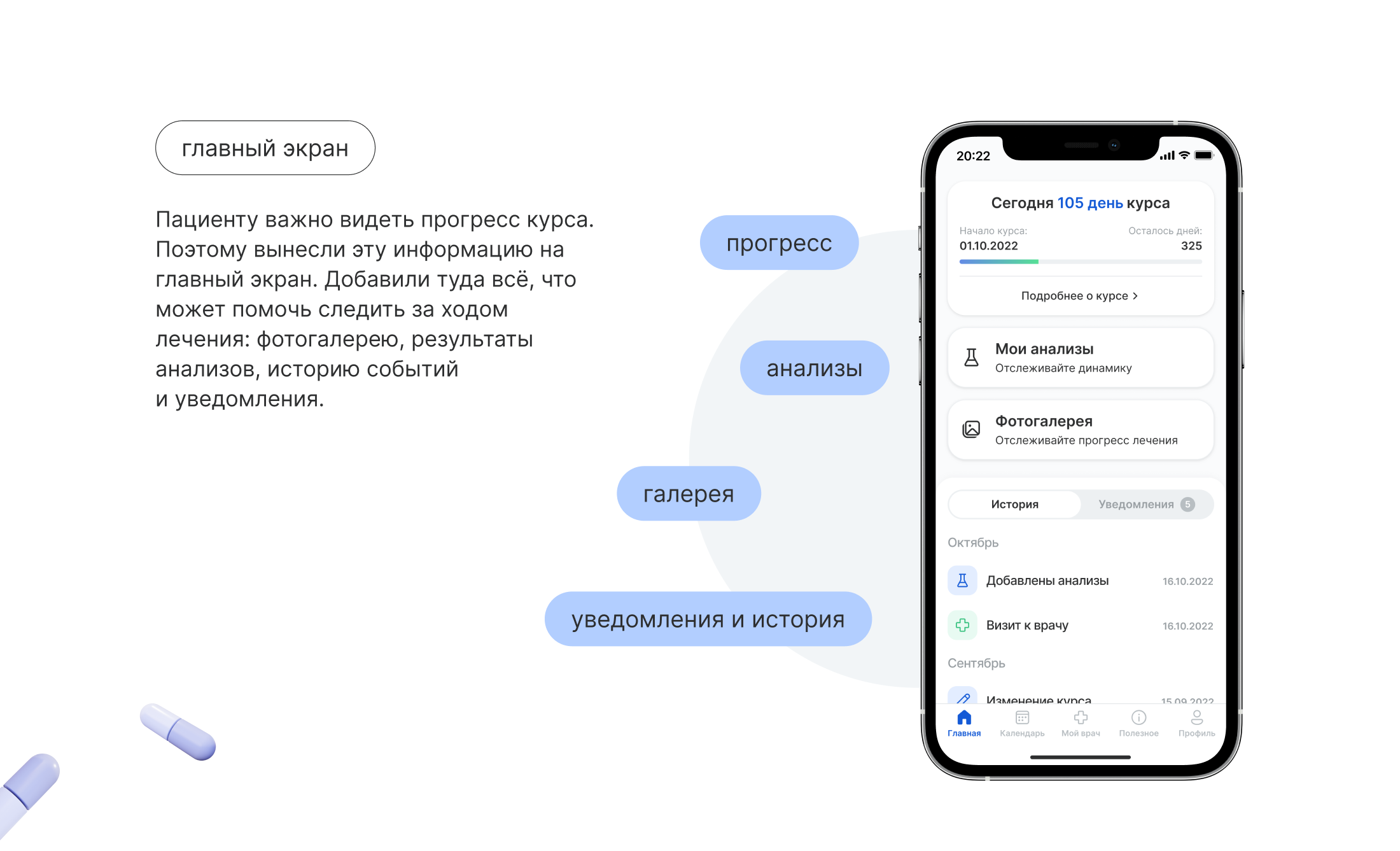 Редизайн мобильного приложения и веб-кабинета Акнекутан — Изображение №5 — Интерфейсы, Анимация на Dprofile