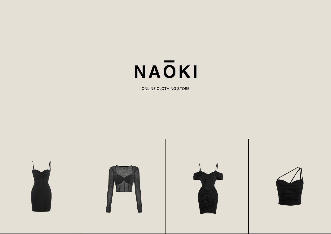 NAOKI e-commerce concept — Изображение №1 — Интерфейсы на Dprofile