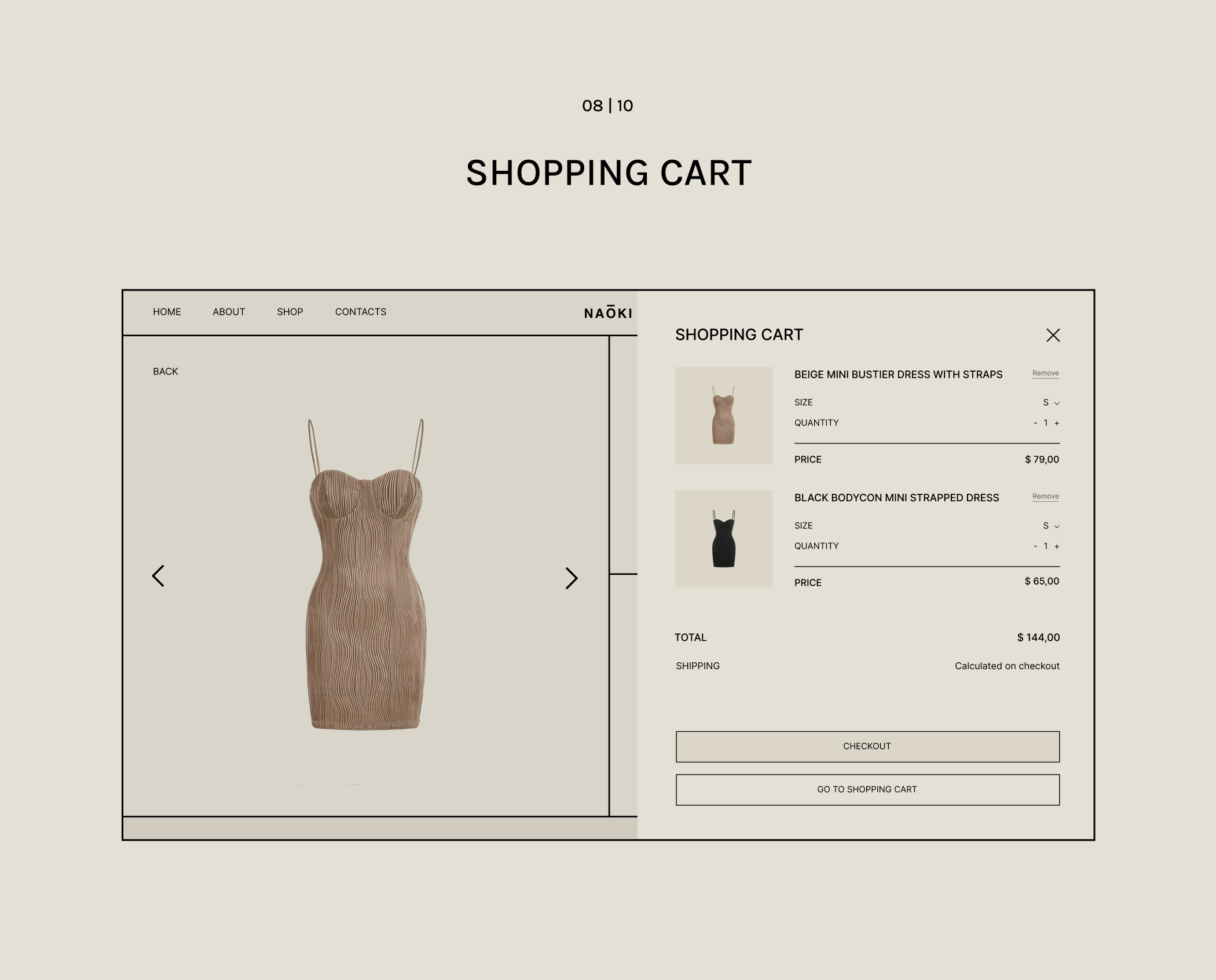 NAOKI e-commerce concept — Изображение №16 — Интерфейсы на Dprofile