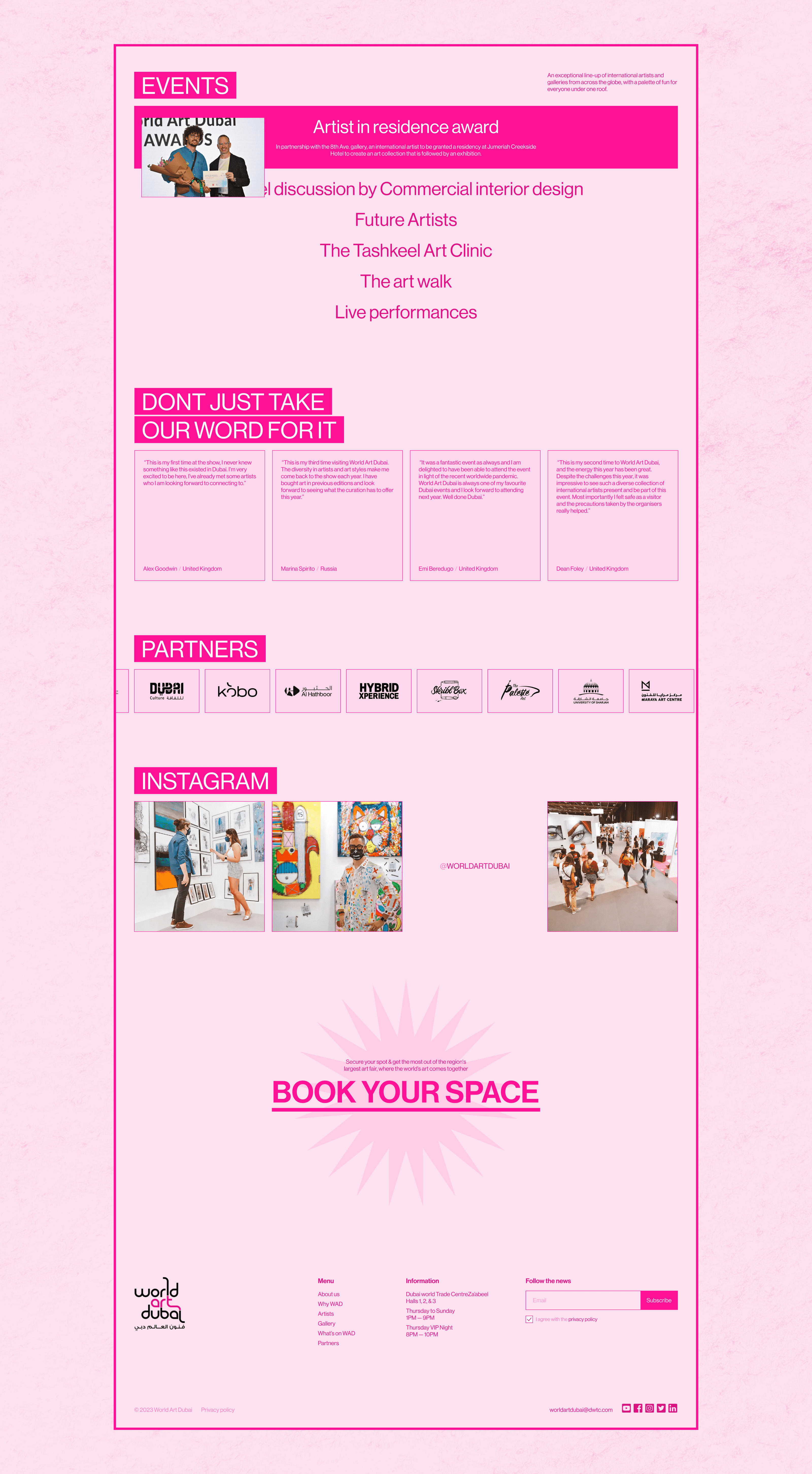 World Art Dubai — Изображение №6 — Интерфейсы на Dprofile