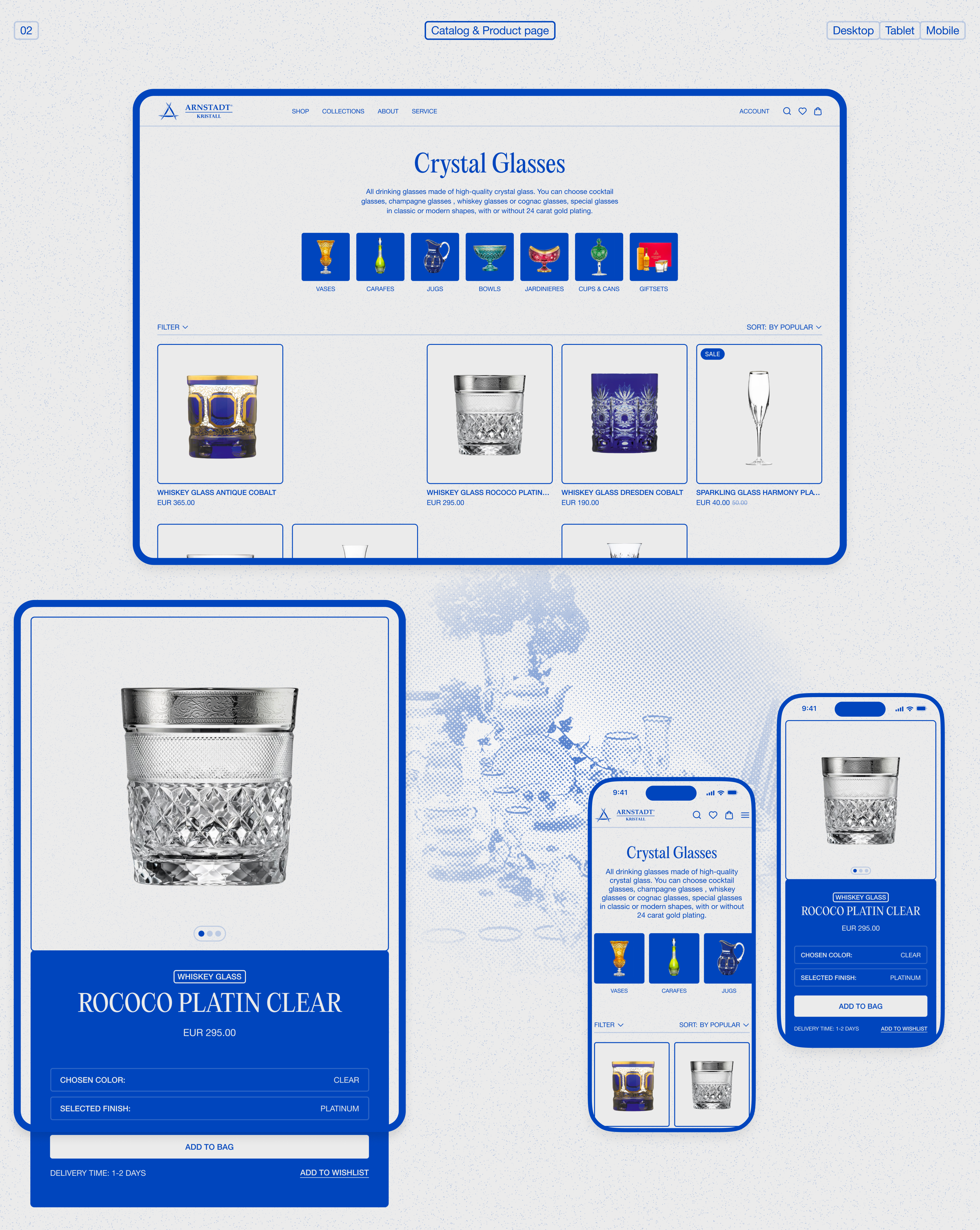 Arnstadt Kristall | E-commerce — Изображение №5 — Интерфейсы на Dprofile