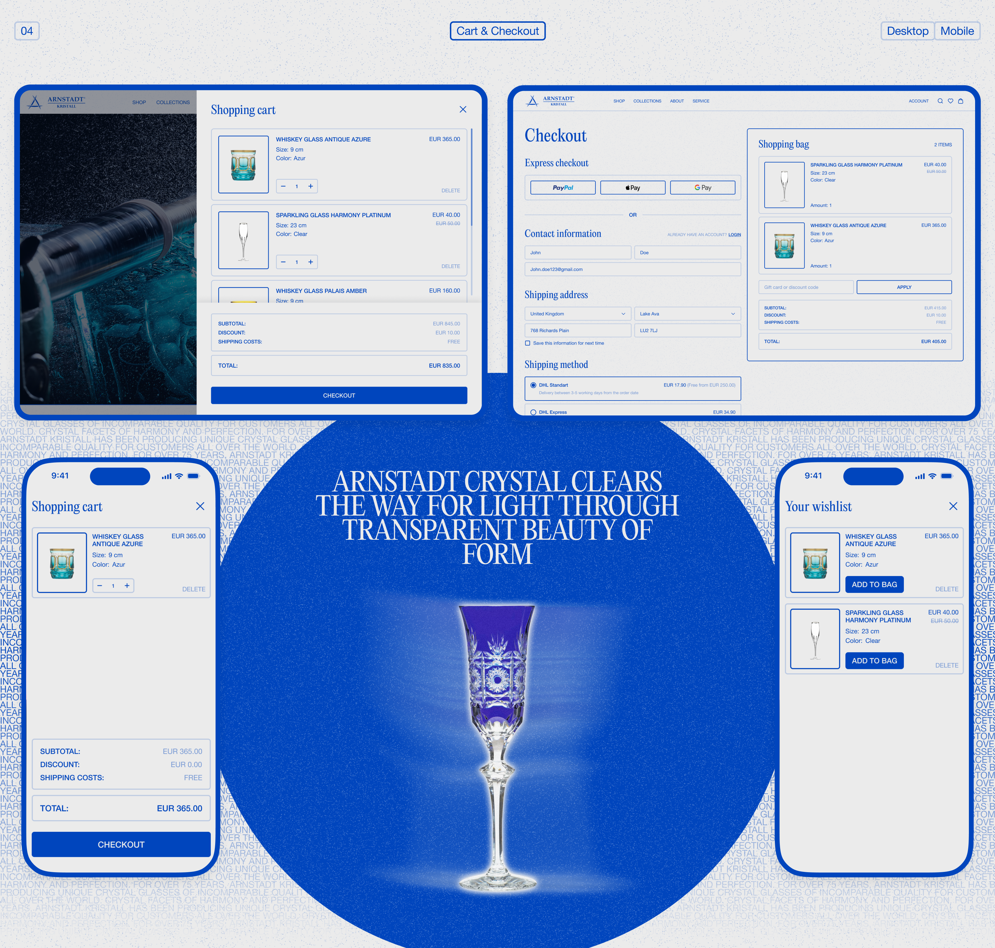 Arnstadt Kristall | E-commerce — Изображение №7 — Интерфейсы на Dprofile